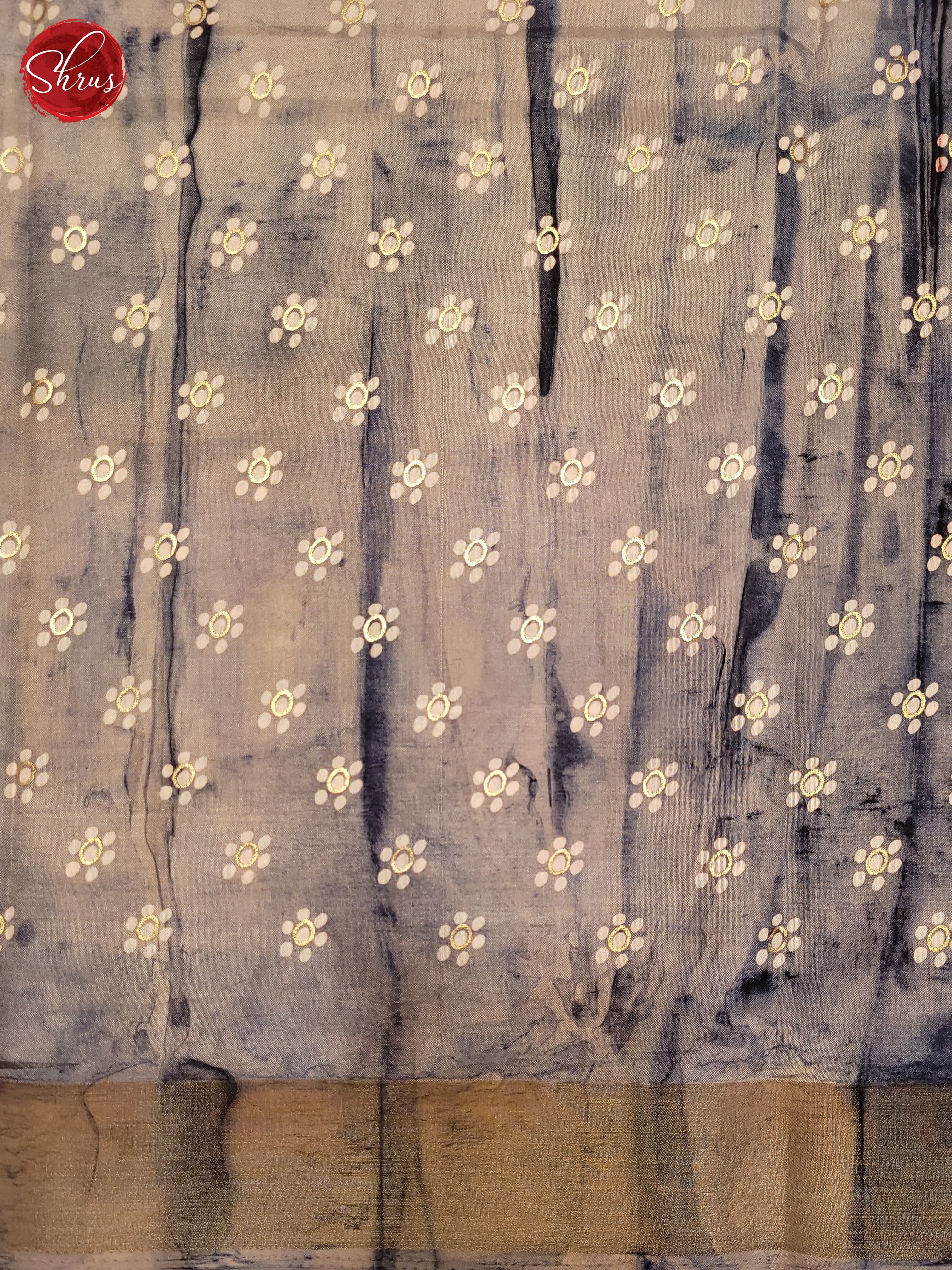 Grey(SIngle tone)- Semi Crepe Saree - Shop on ShrusEternity.com