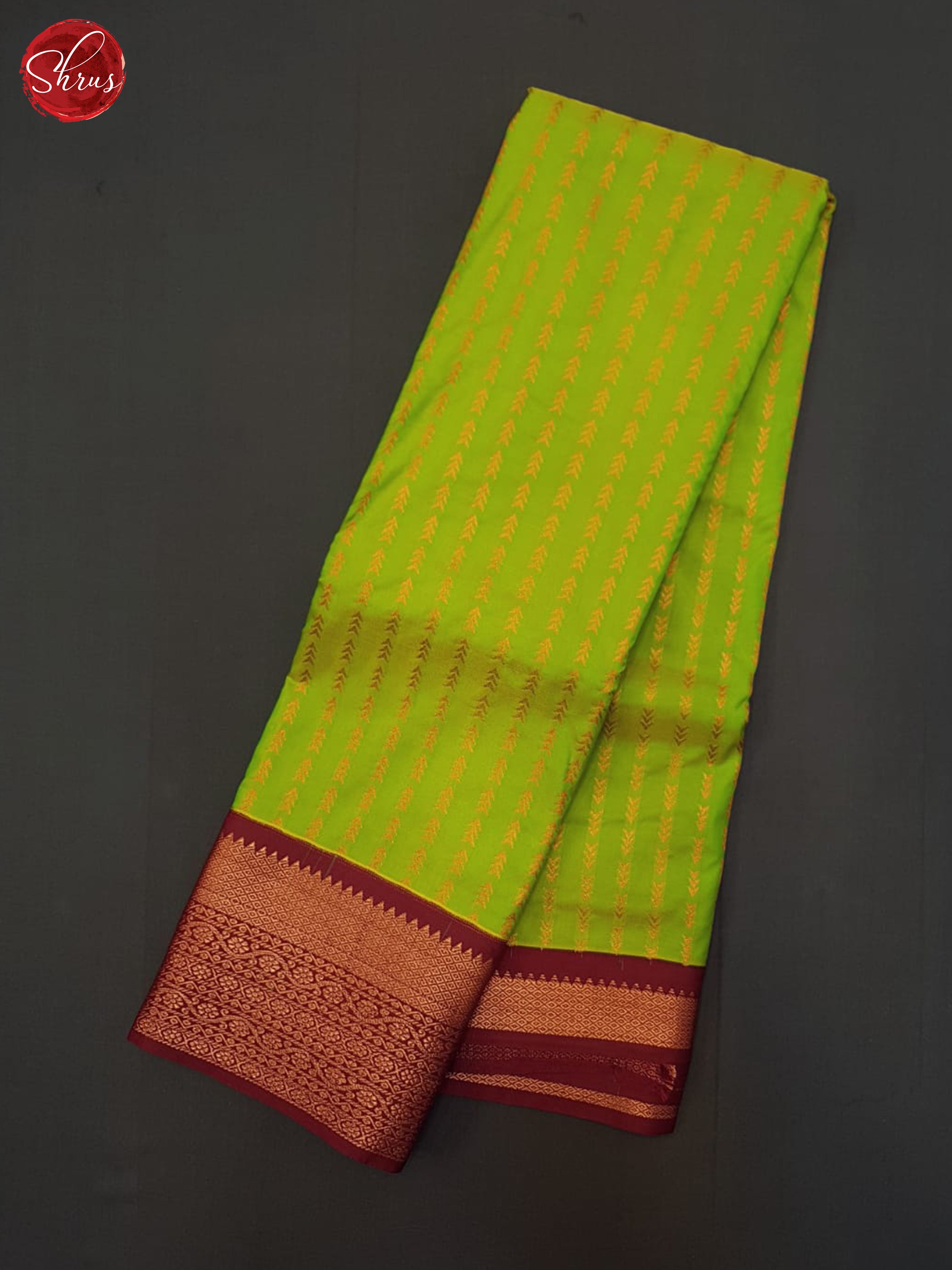 BJS14108 - Semi Kanchipuram Saree - Shop on ShrusEternity.com