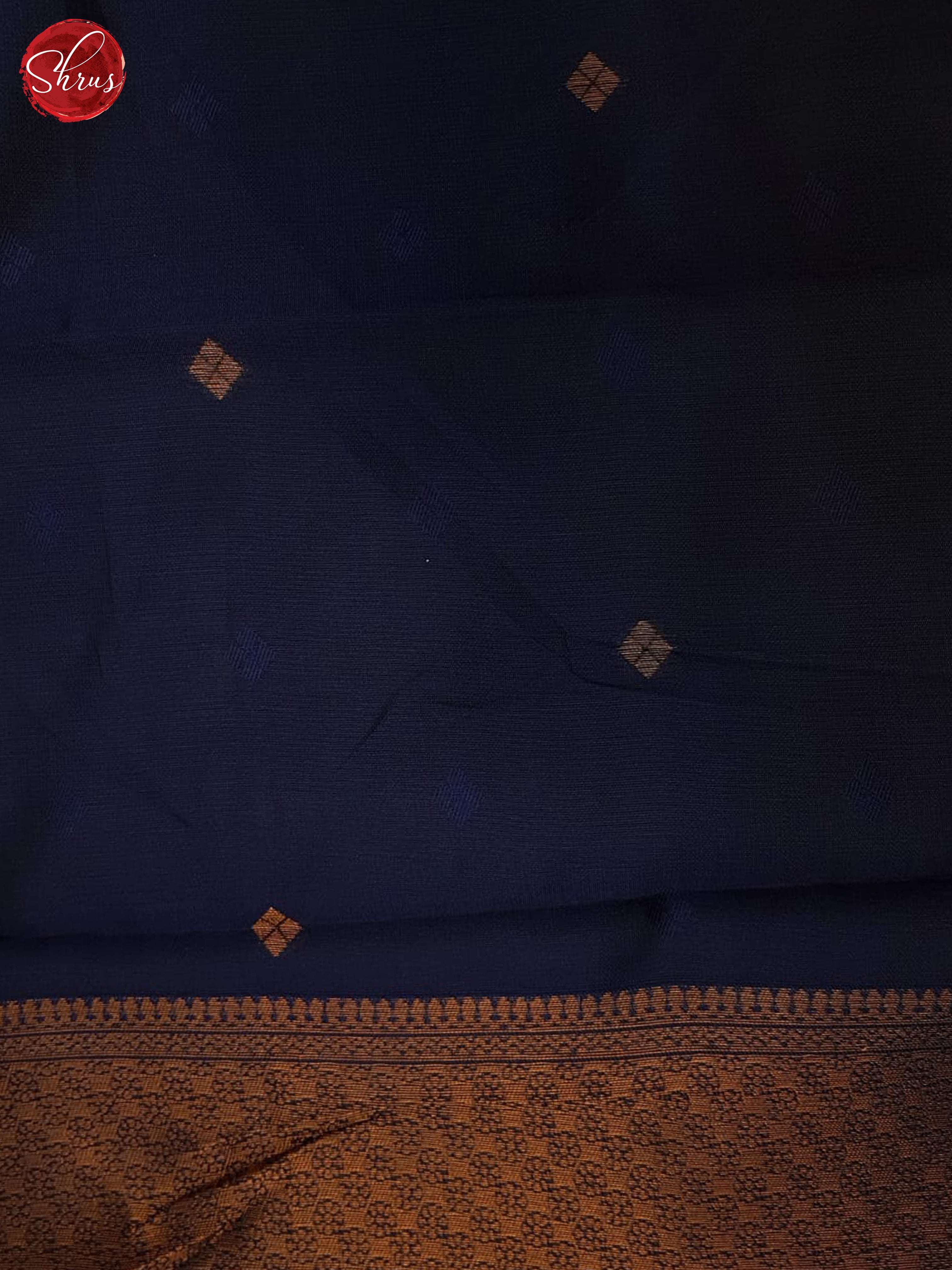 Teal & blue - Semi Kanchipuram Saree - Shop on ShrusEternity.com