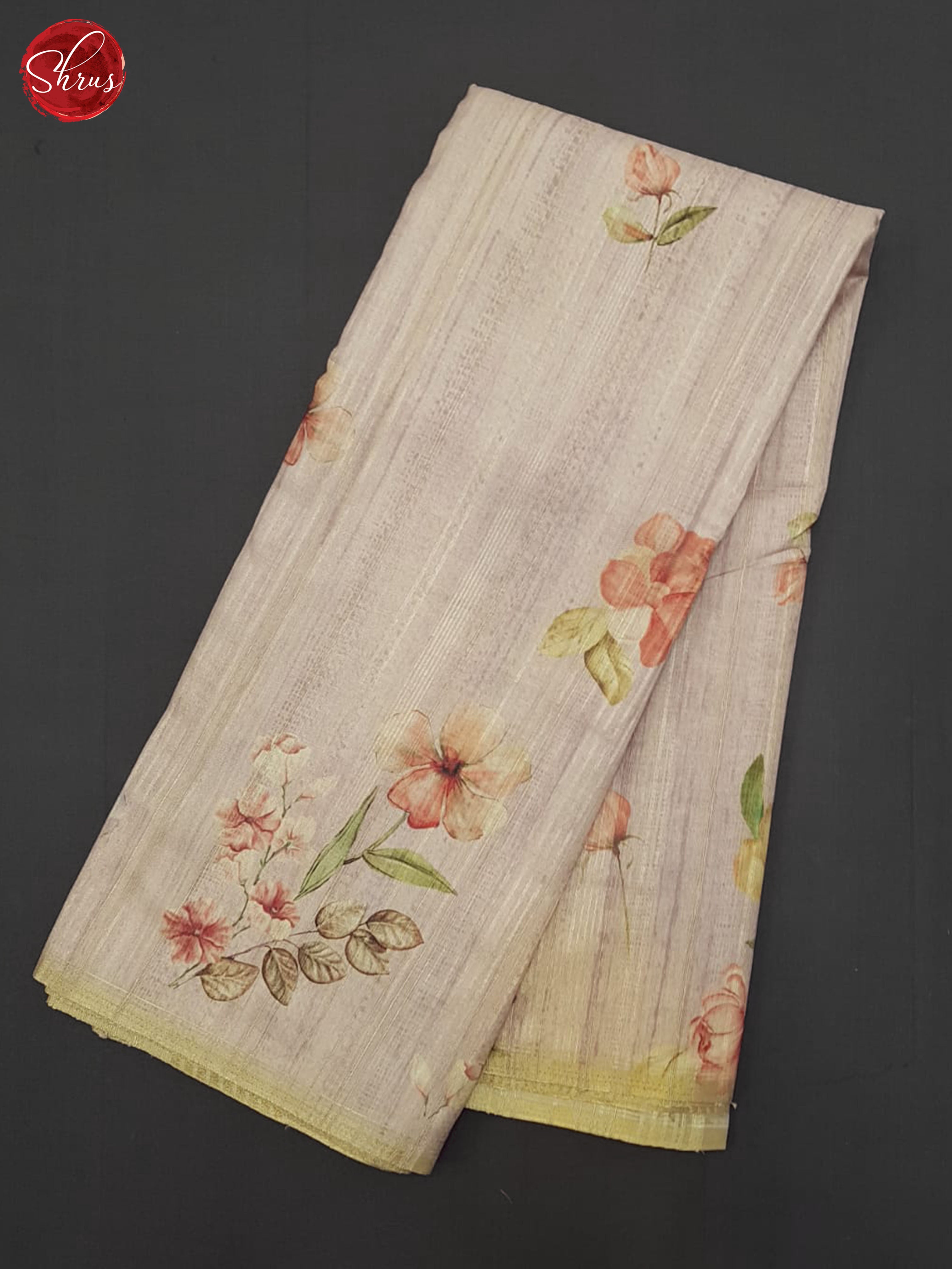 Mild Lavender(Single Tone) - Semi Tussar Saree - Shop on ShrusEternity.com