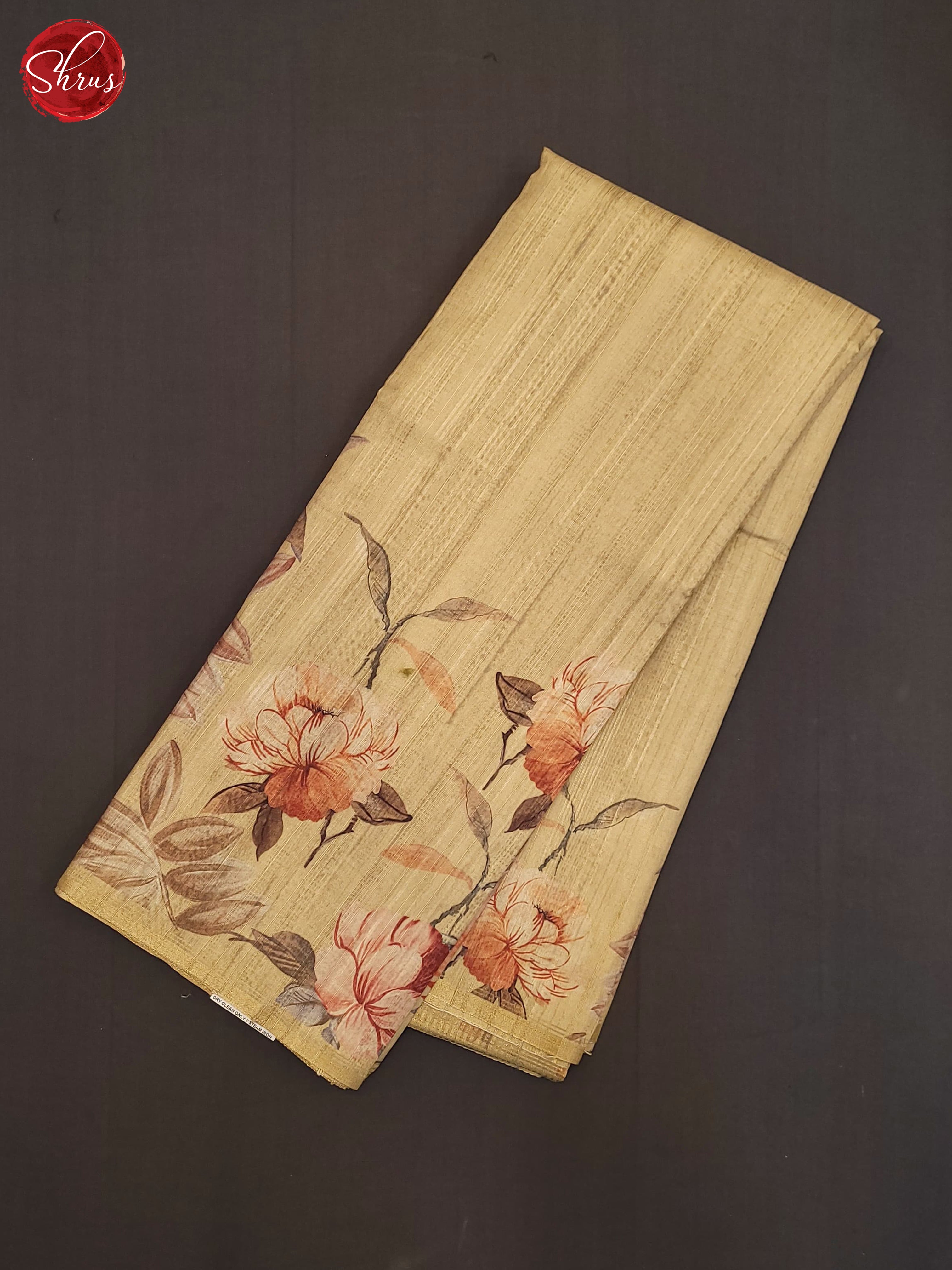 Pista Green(Single Tone)- Semi Tussar Saree - Shop on ShrusEternity.com