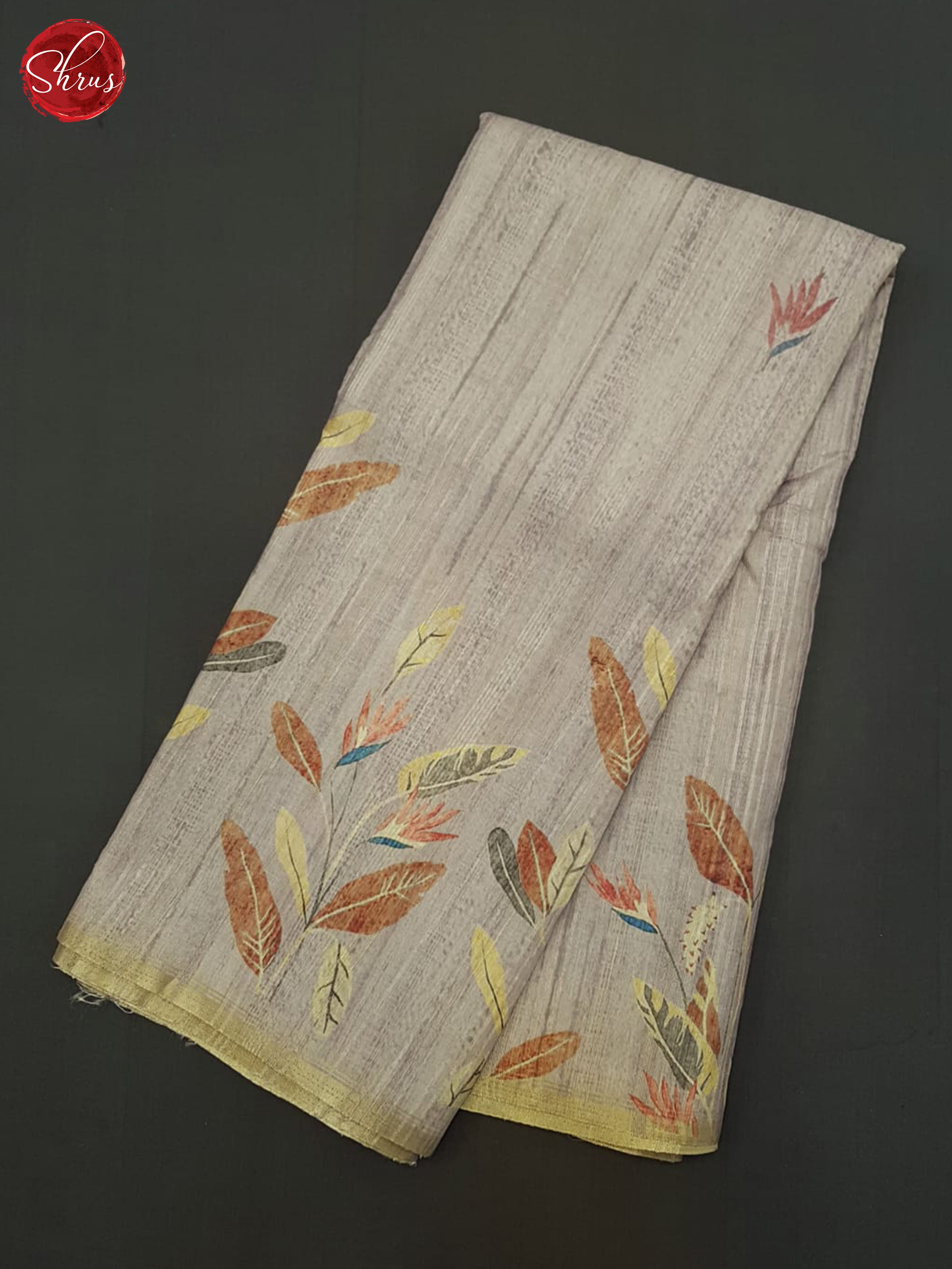 Lavender(Single Tone)- Semi Tussar Saree - Shop on ShrusEternity.com