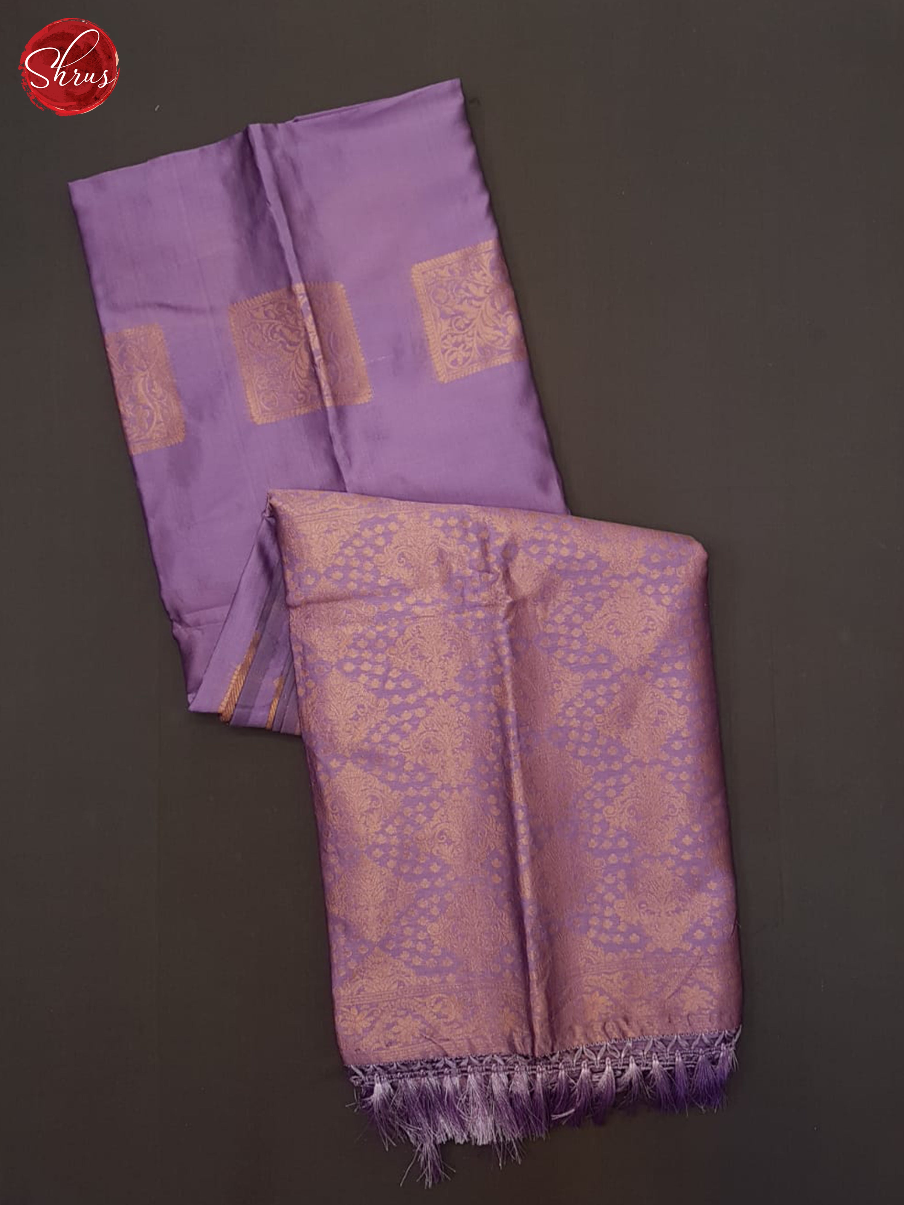 Mild Lavender(Single Tone)- Semi Soft Silk Saree - Shop on ShrusEternity.com