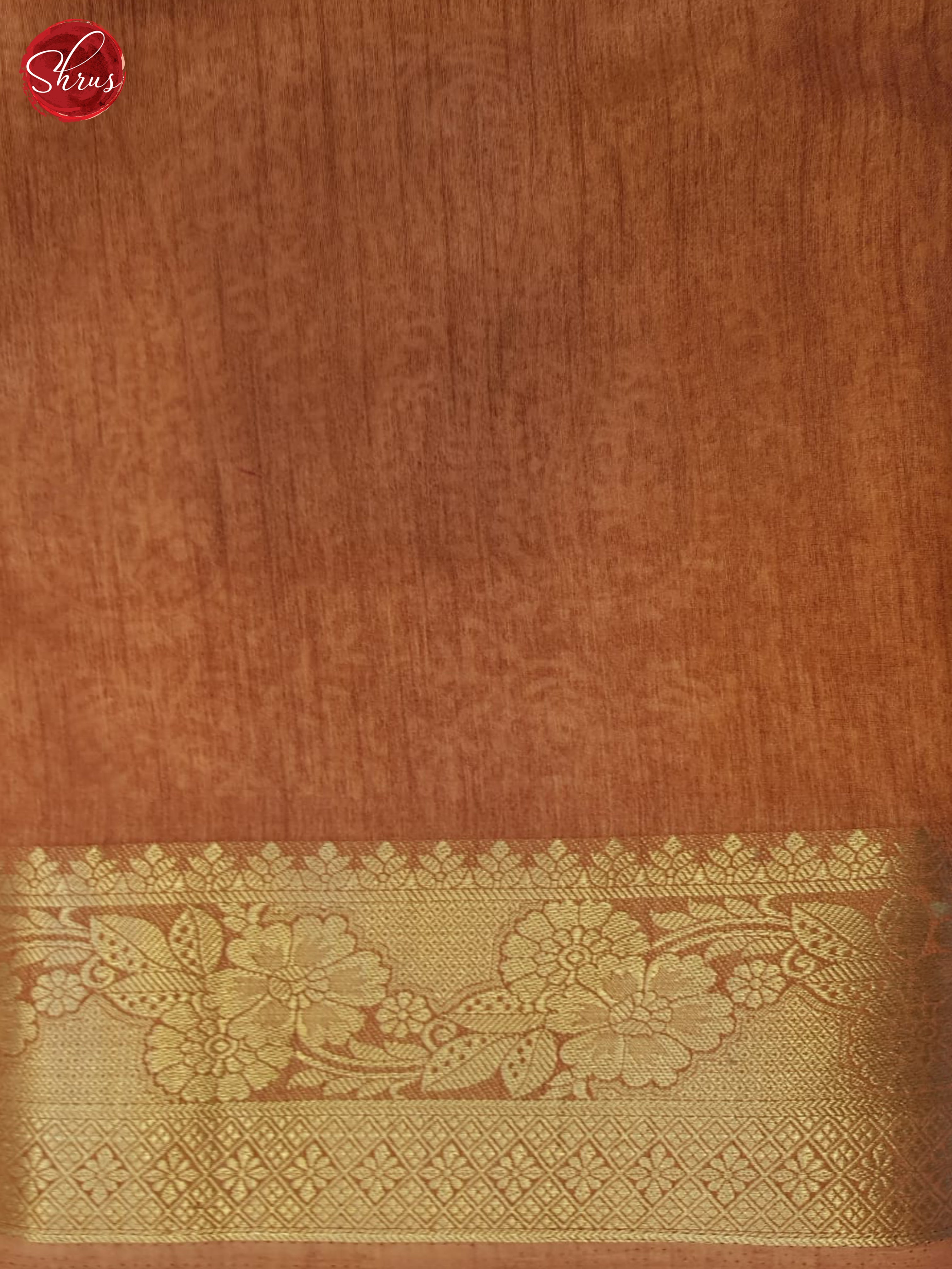 Brown(Single Tone) - Semi crepe Saree - Shop on ShrusEternity.com