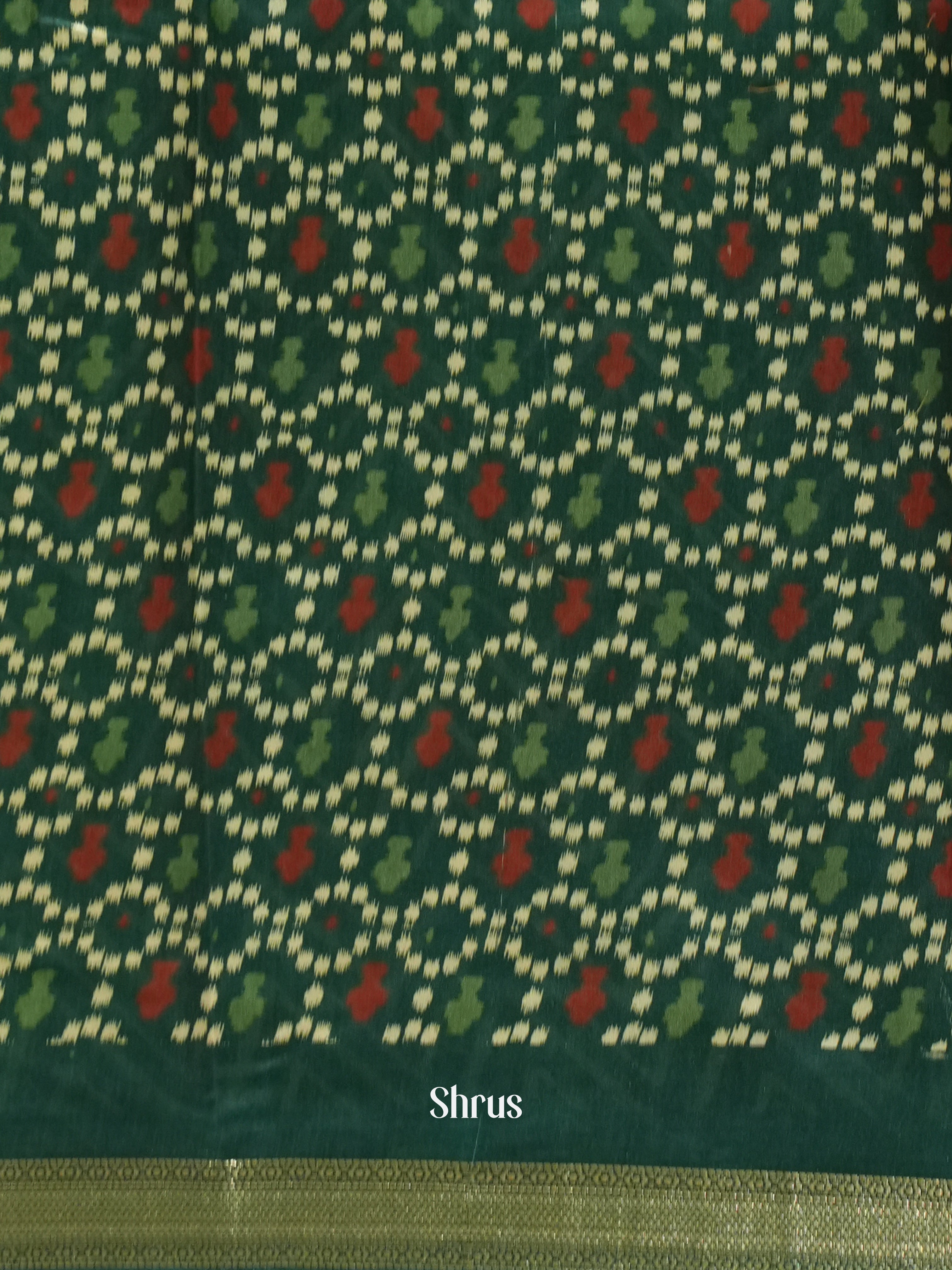 German Blue(Single Tone)- Semi Crepe Saree - Shop on ShrusEternity.com