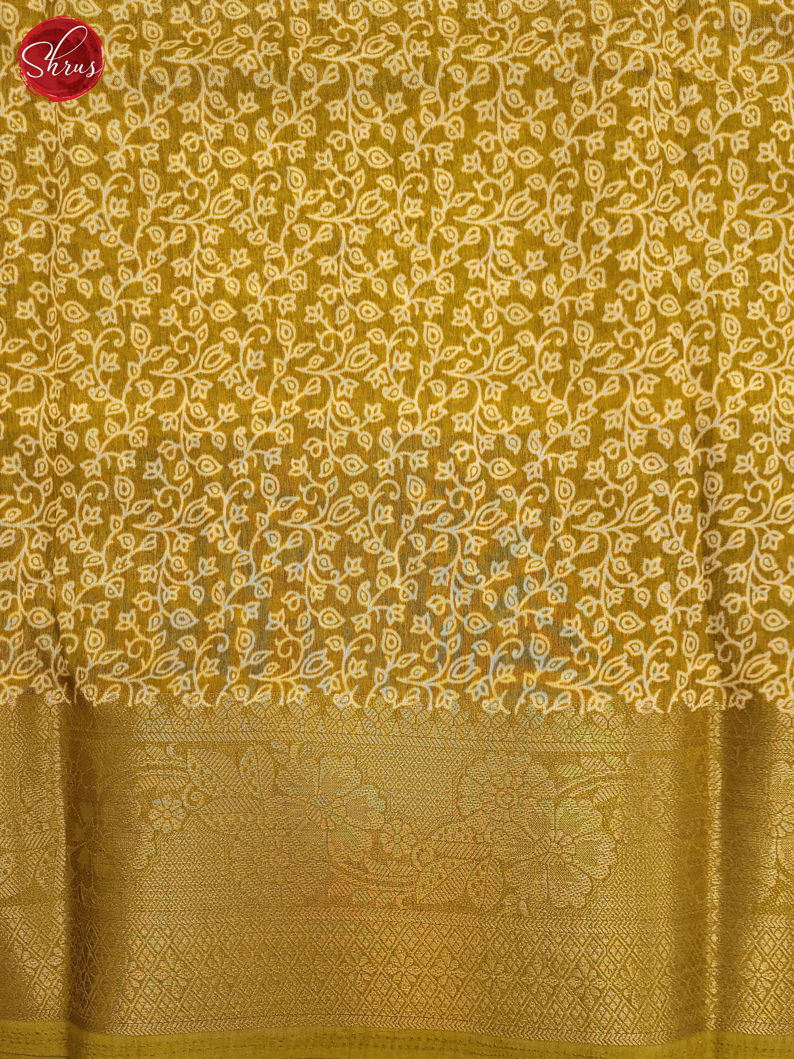 Green(Single Tone) - Semi Crepe Saree - Shop on ShrusEternity.com