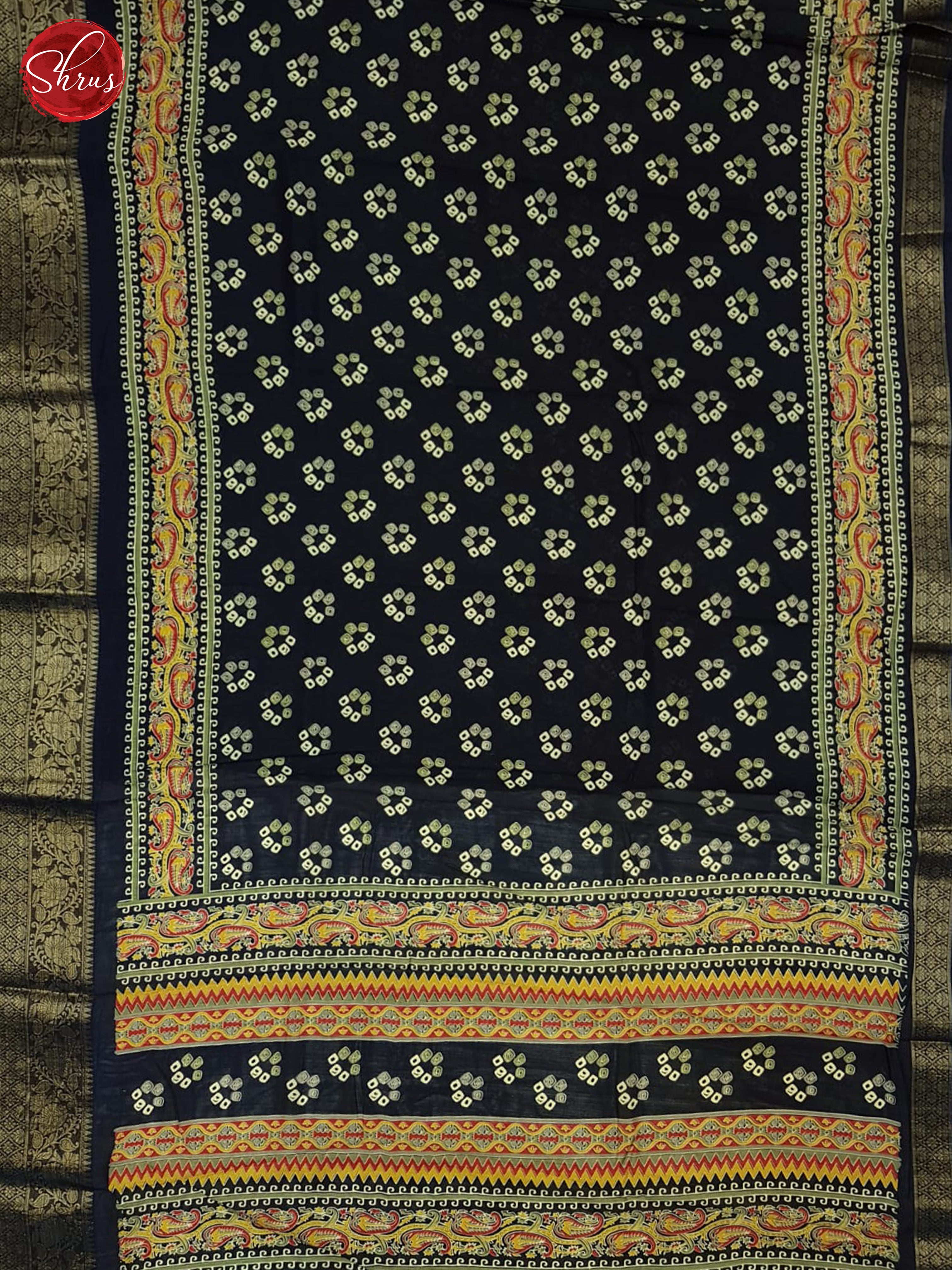 Blue(Single Tone)- Semi crepe Saree - Shop on ShrusEternity.com