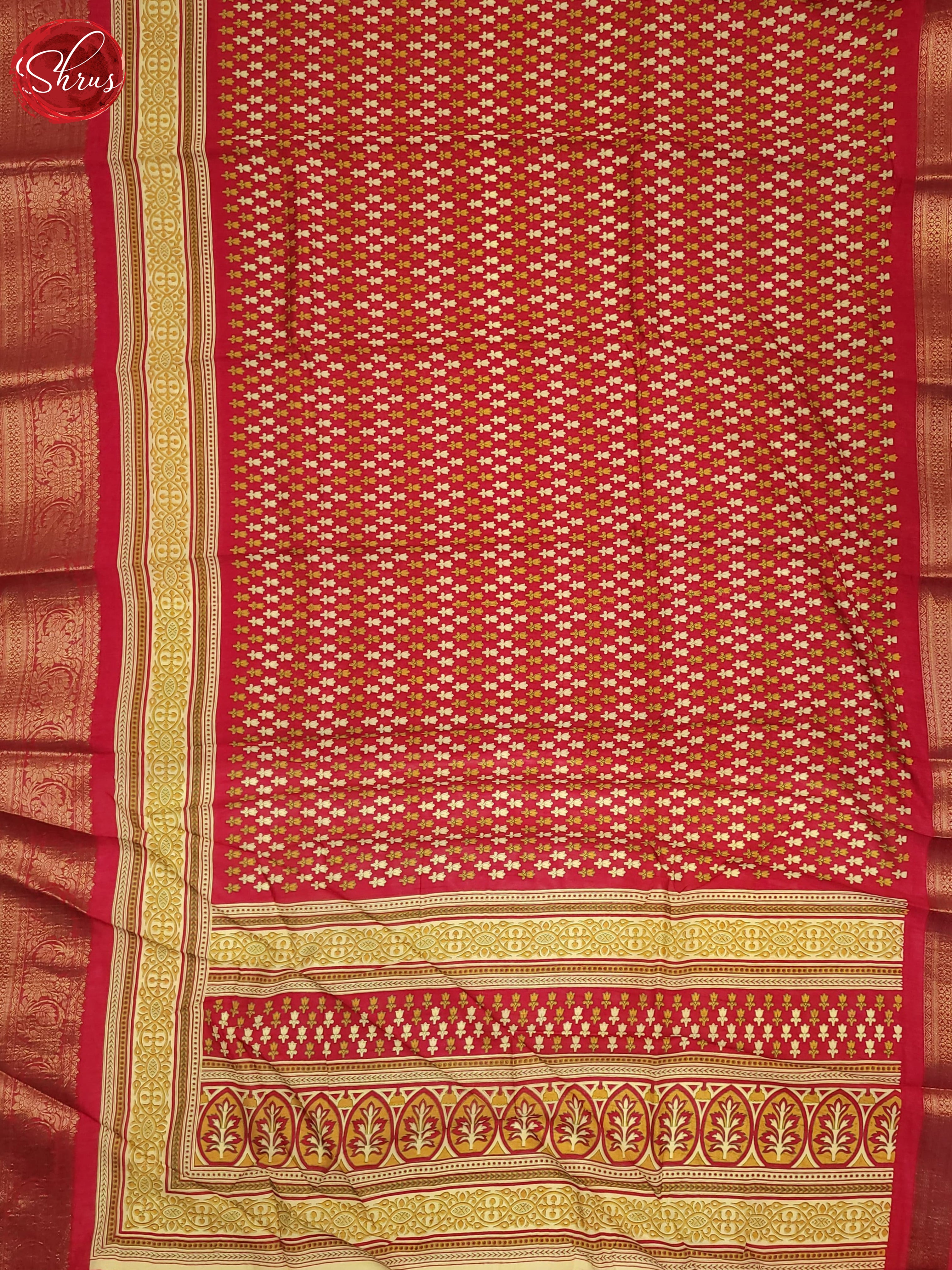 Pink(Single Tone) - Semi Crepe Saree - Shop on ShrusEternity.com