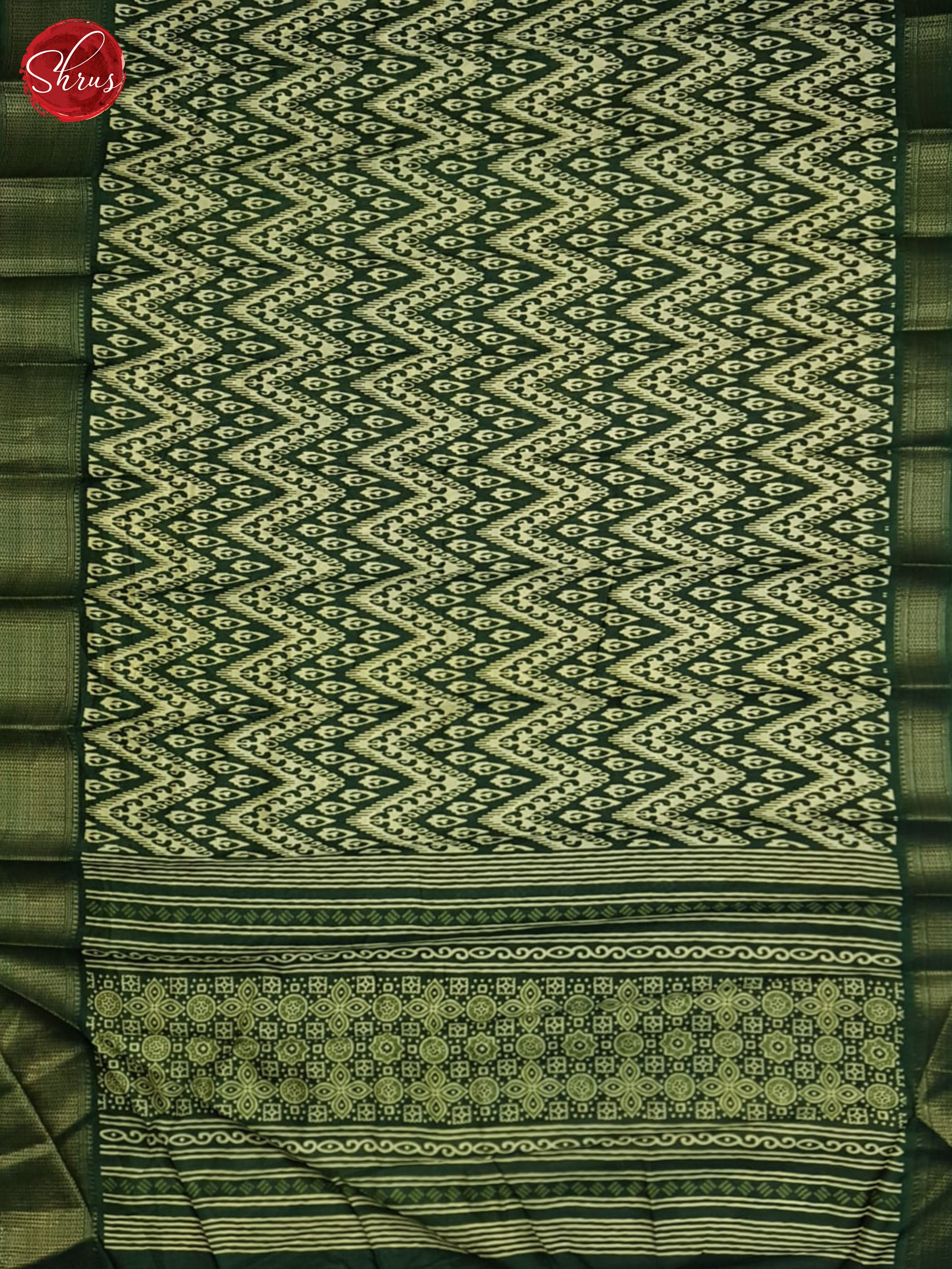 Green(single tone)-Semi Crepe Saree - Shop on ShrusEternity.com