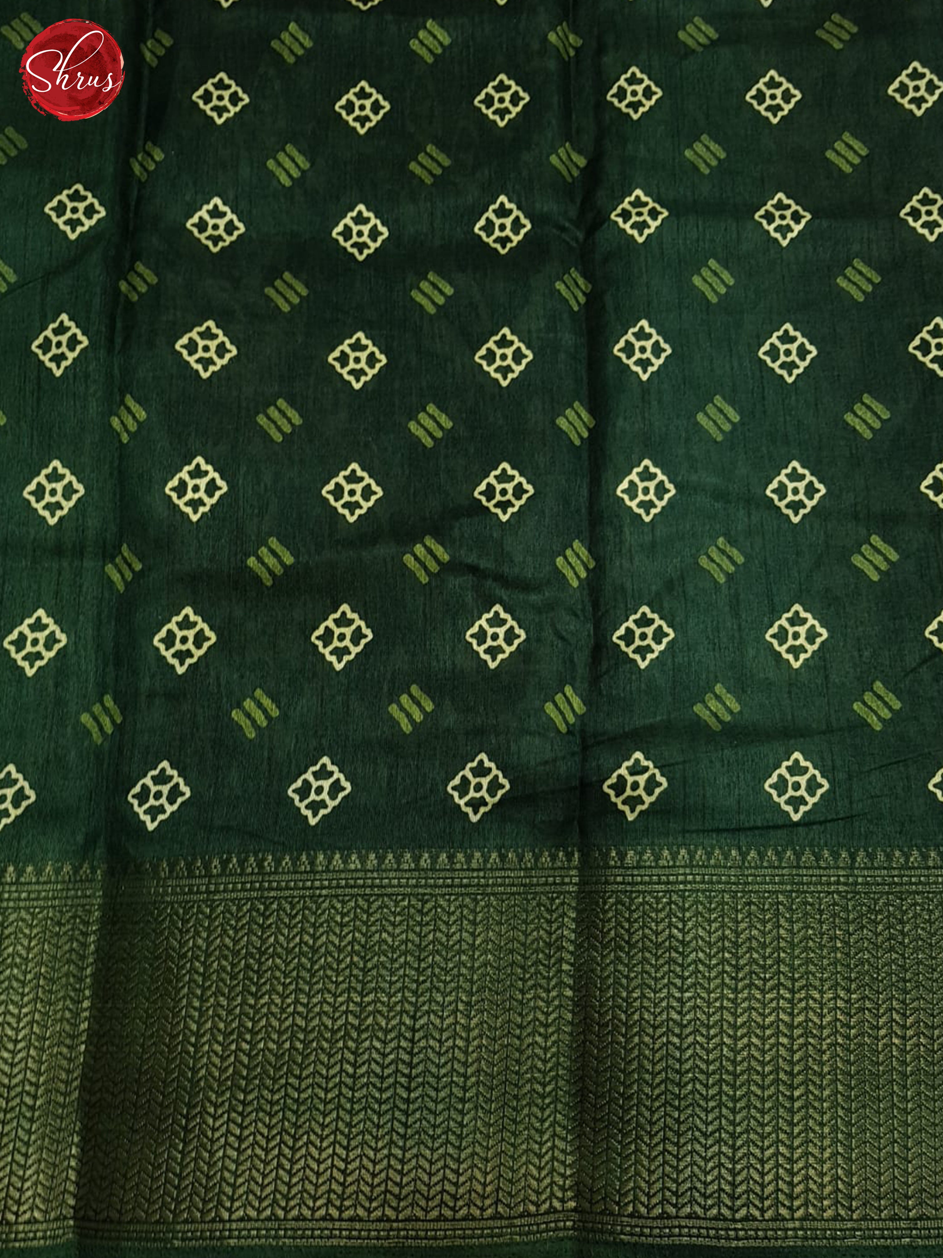 Green(single tone)-Semi Crepe Saree - Shop on ShrusEternity.com