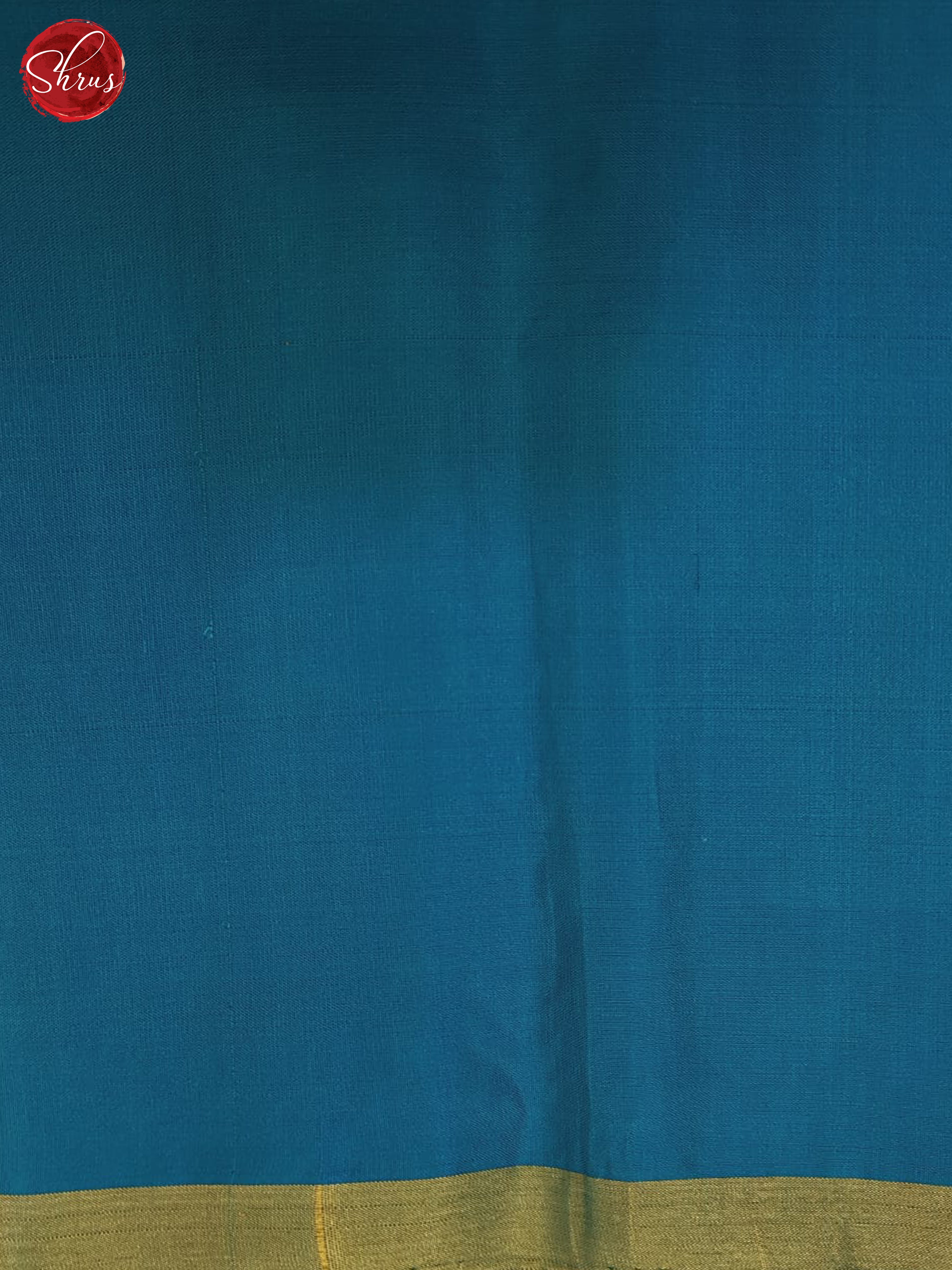 Orange & Blue - Soft Silk Saree - Shop on ShrusEternity.com