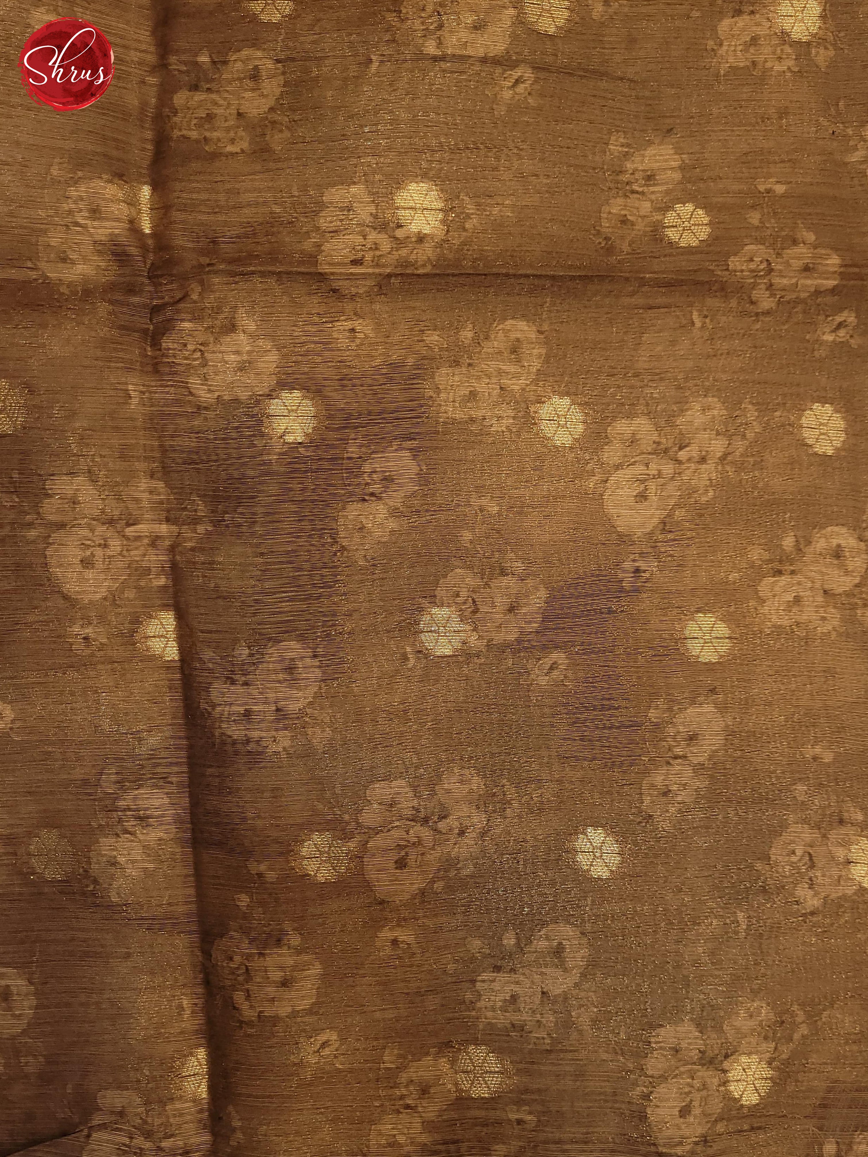 Green & Brown- Semi Jute Saree - Shop on ShrusEternity.com