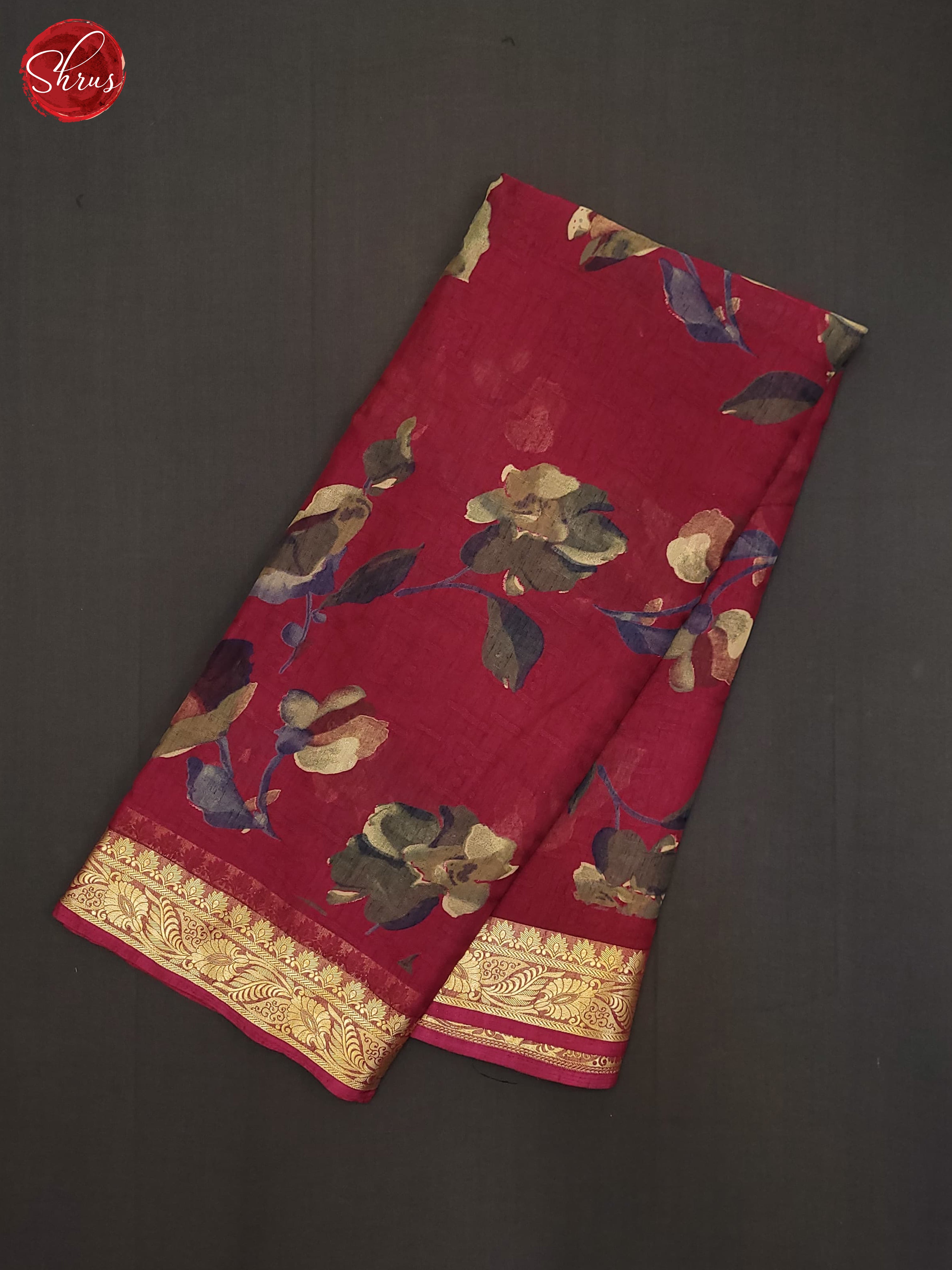 Pink(Single Tone)- Semi Crepe Saree - Shop on ShrusEternity.com