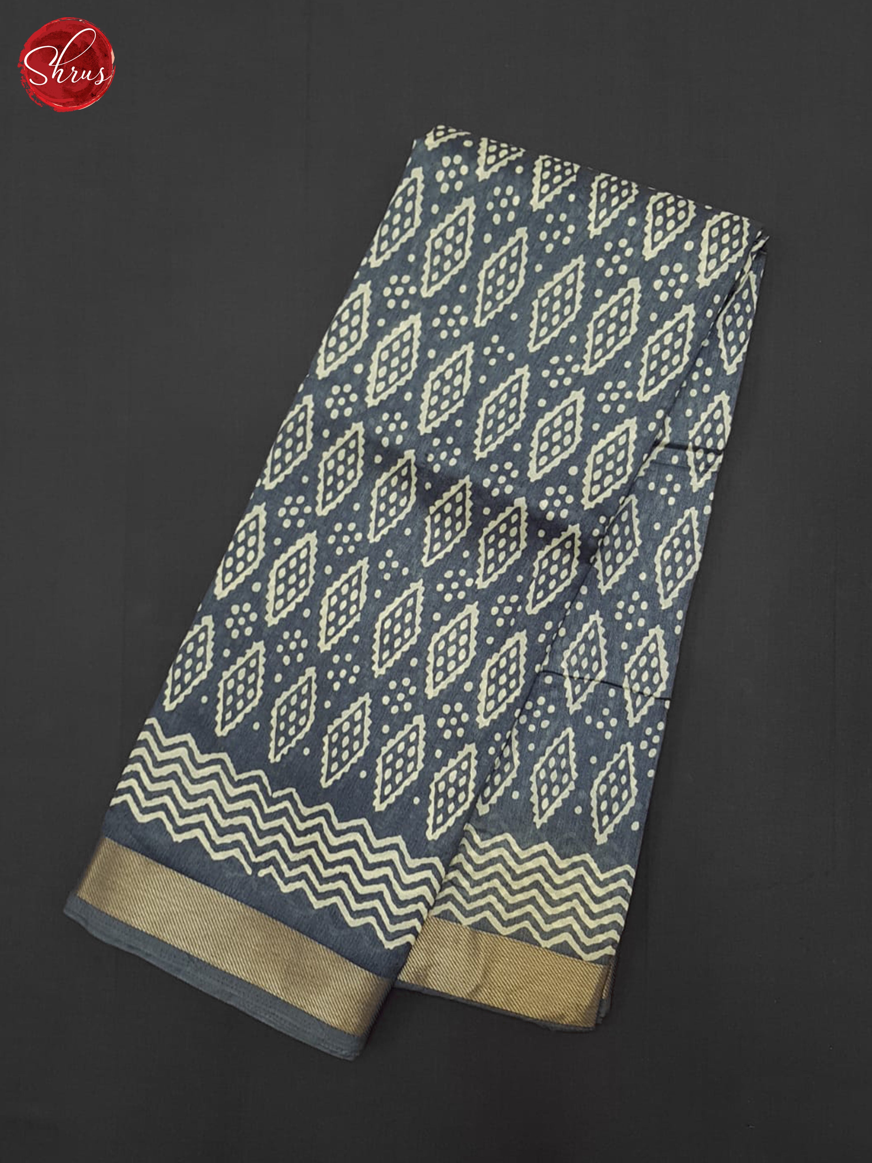 Grey(Single Tone) - Semi Matka Cotton Saree - Shop on ShrusEternity.com