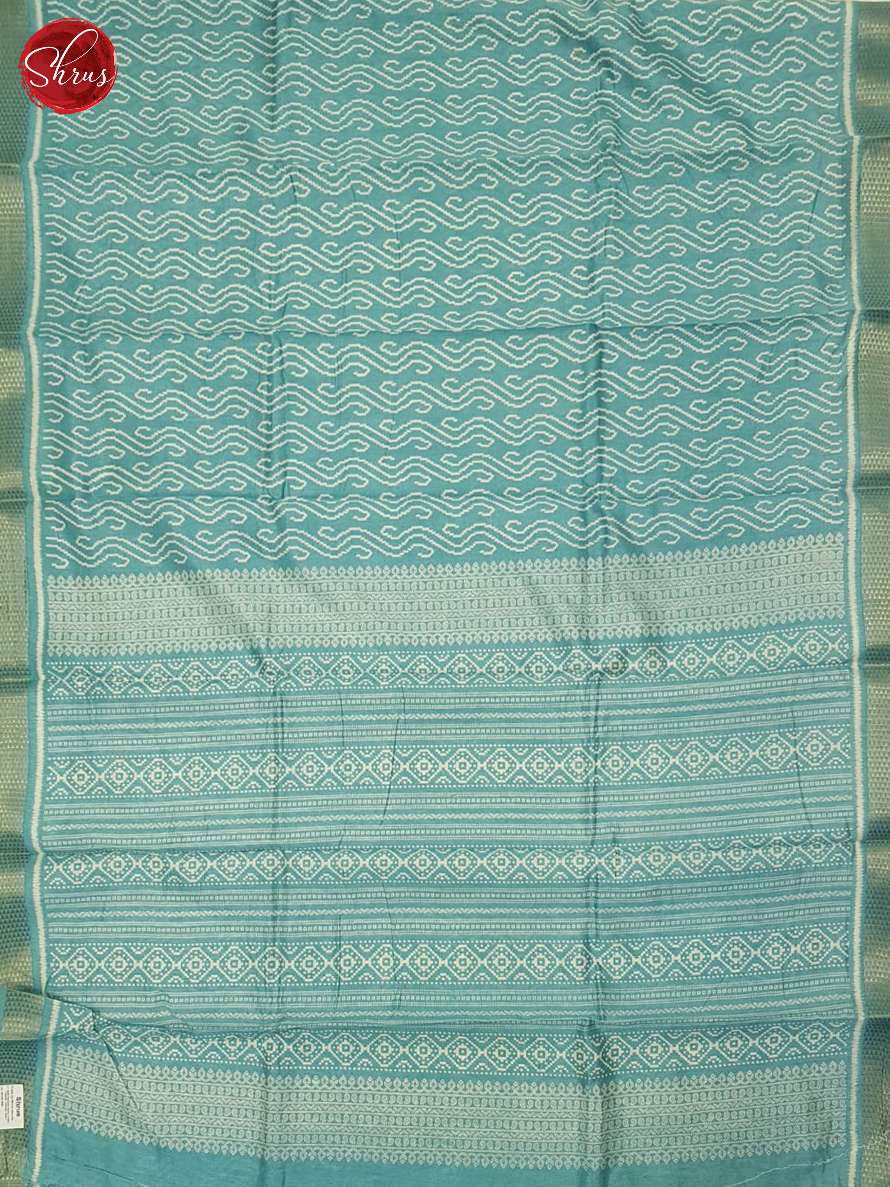 Blue(Single Tone) - Semi Matka Cotton Saree - Shop on ShrusEternity.com