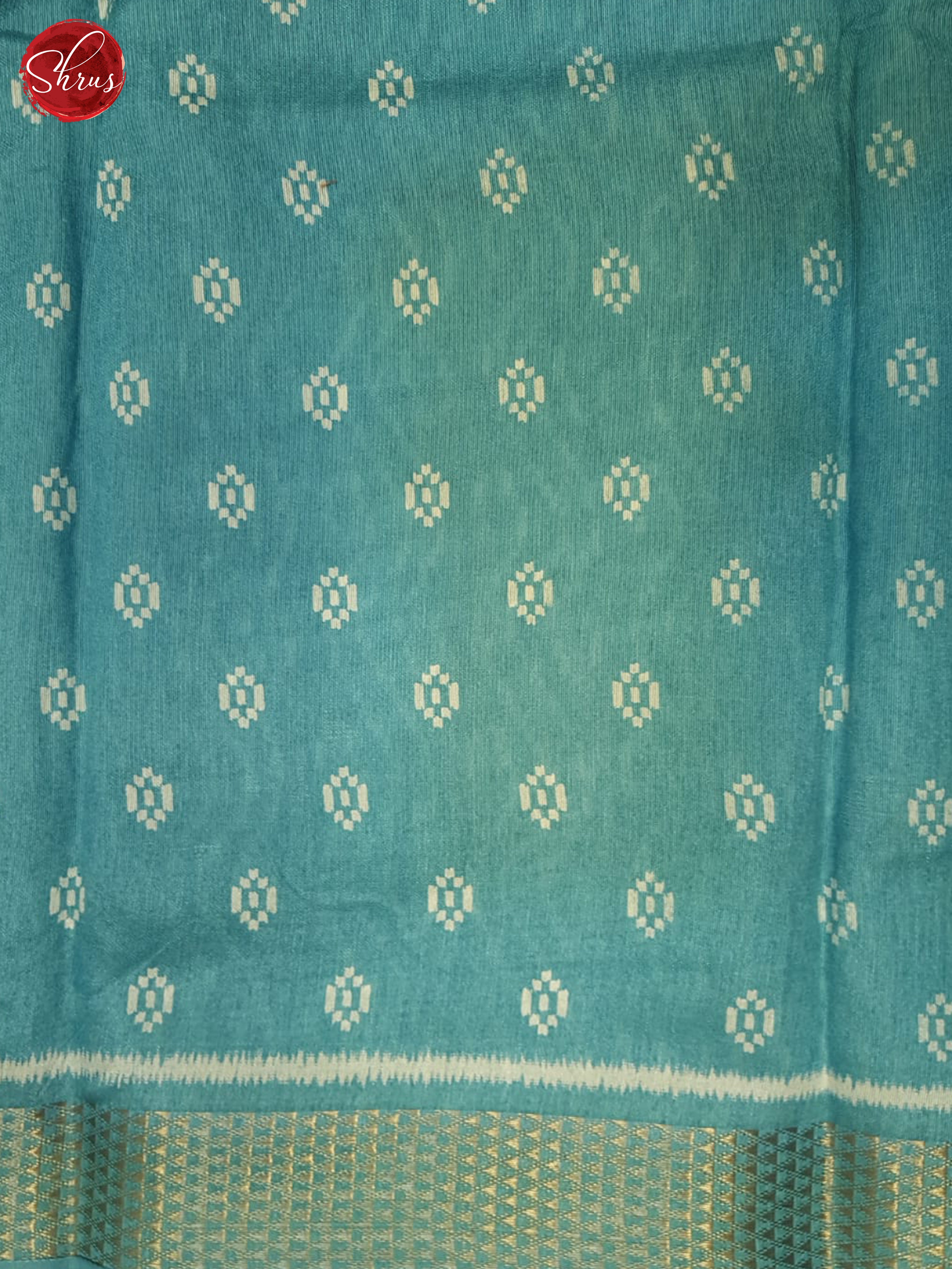 Blue(Single Tone) - Semi Matka Cotton Saree - Shop on ShrusEternity.com