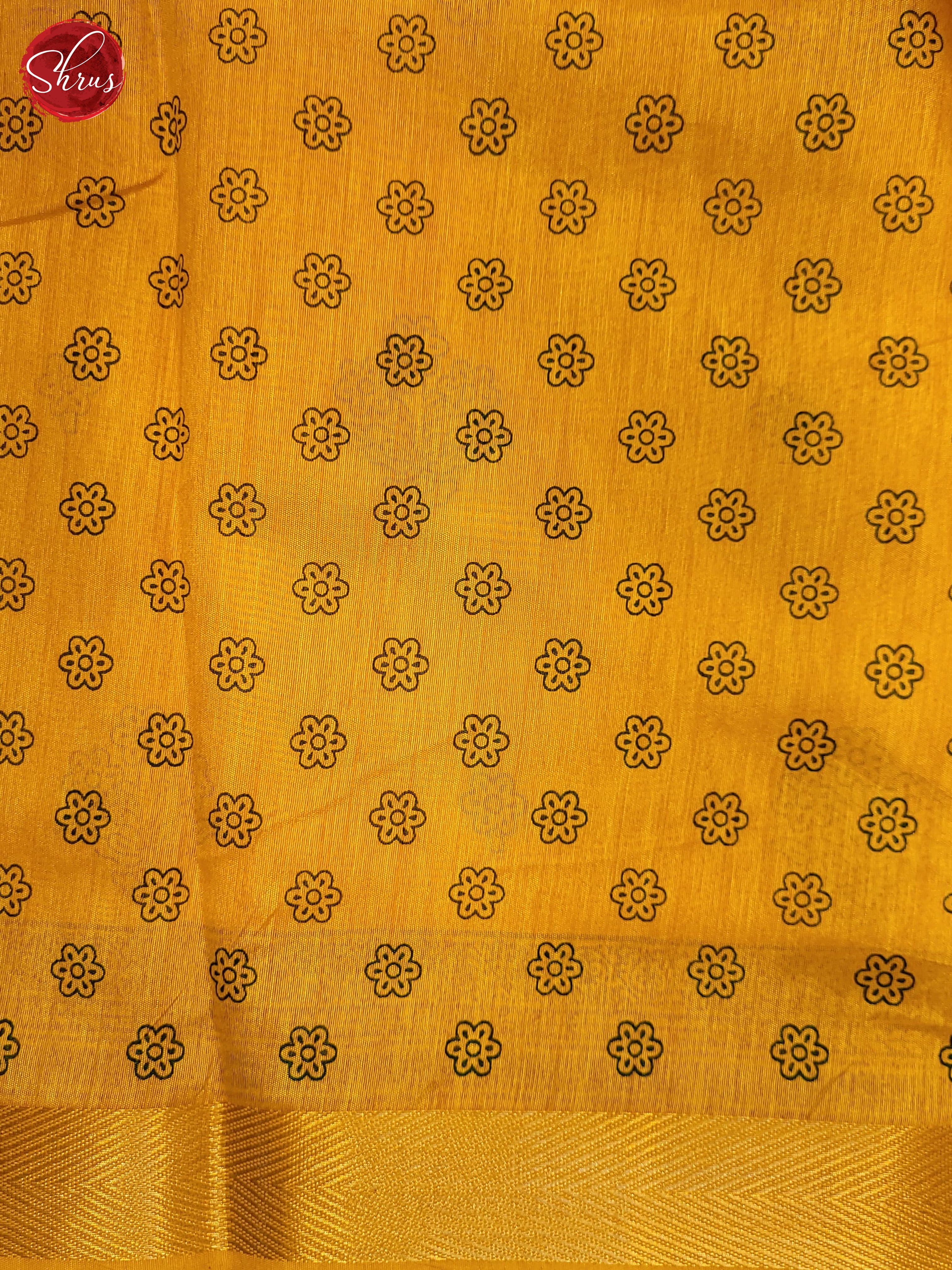 Yellow(Single Tone) - Semi Matka Cotton Saree - Shop on ShrusEternity.com