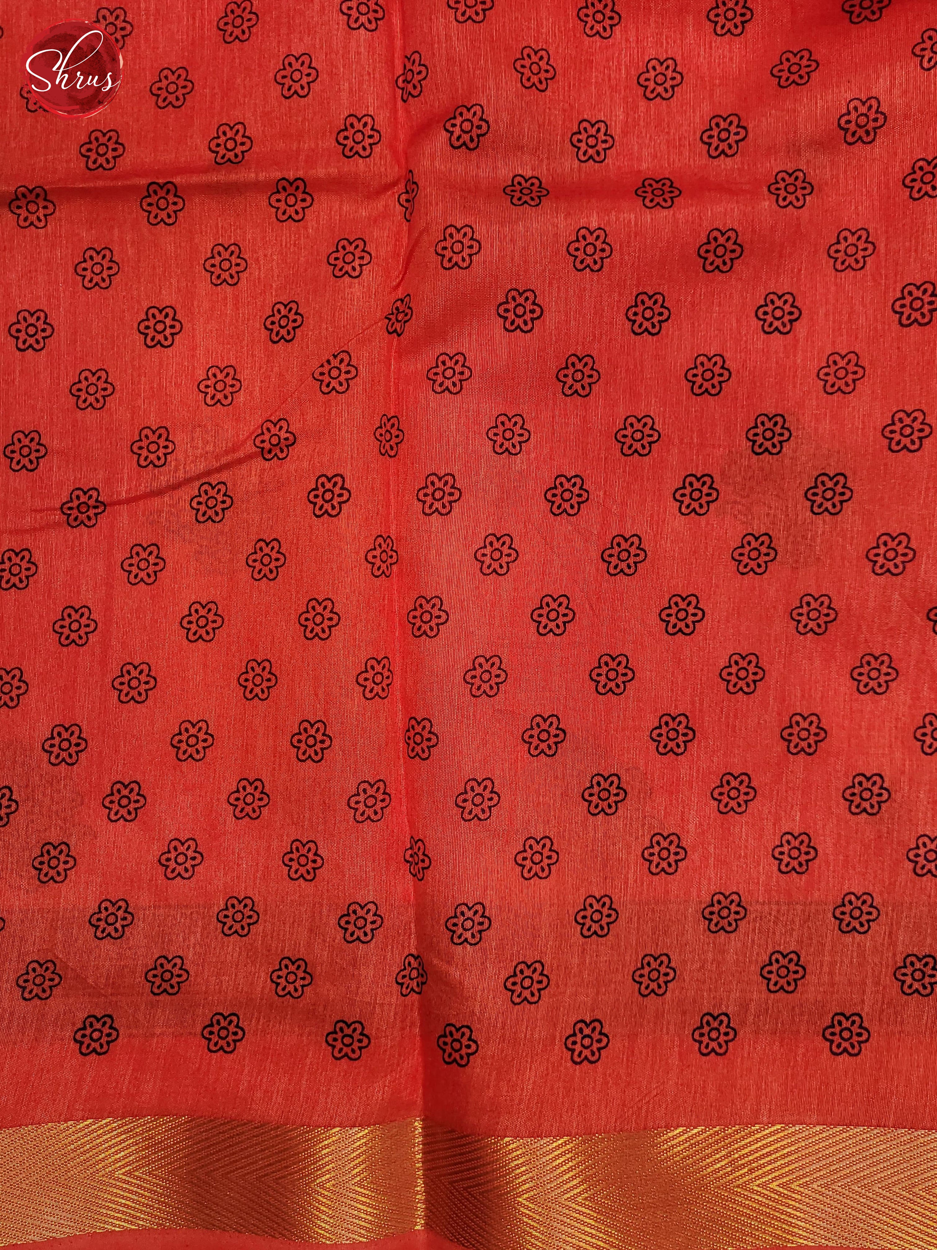 Peachish Pink(Single Tone)- Semi Matka Cotton Saree - Shop on ShrusEternity.com