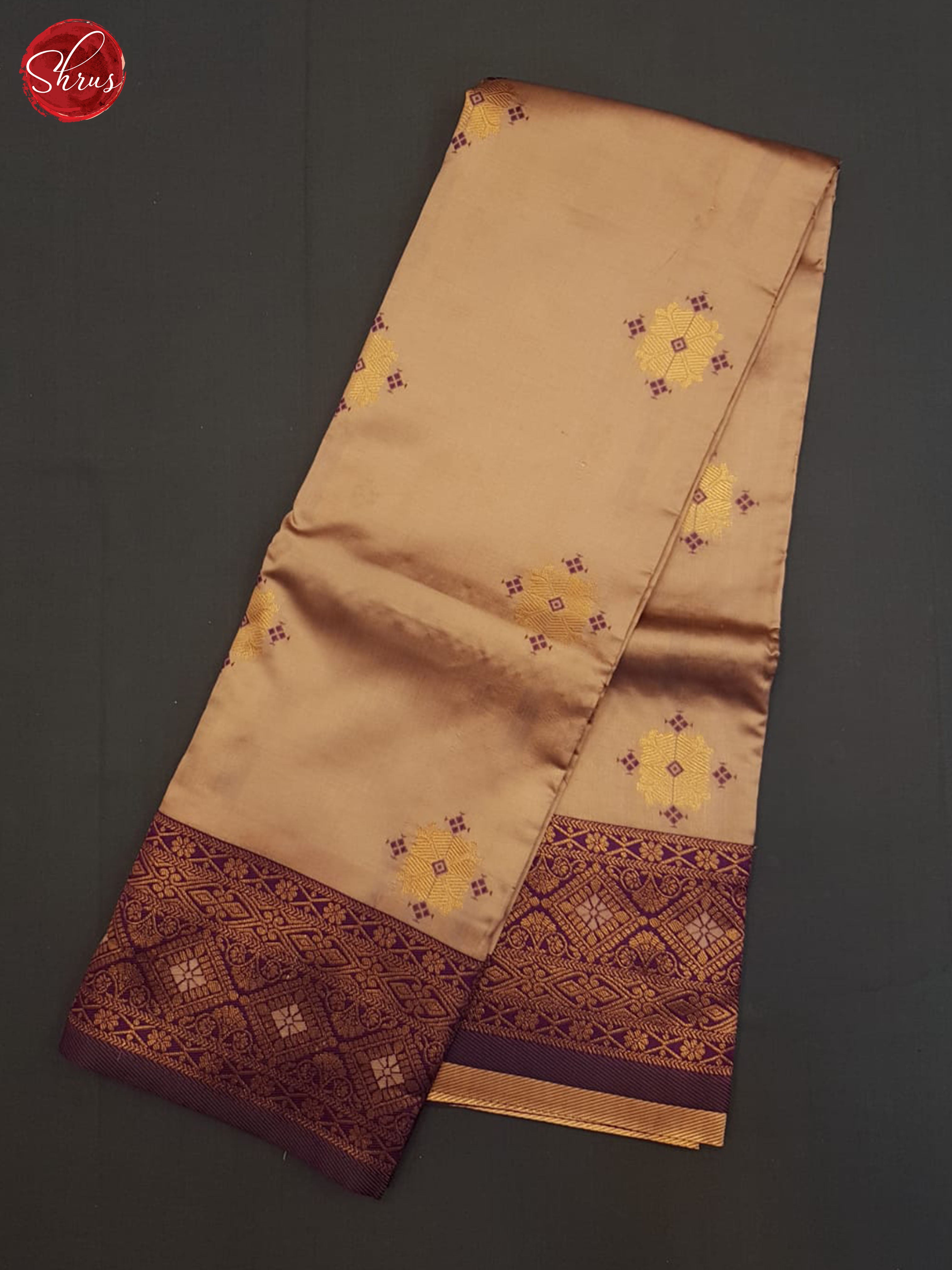 Dusty Onion Pink And Purple-Semi soft silk saree - Shop on ShrusEternity.com