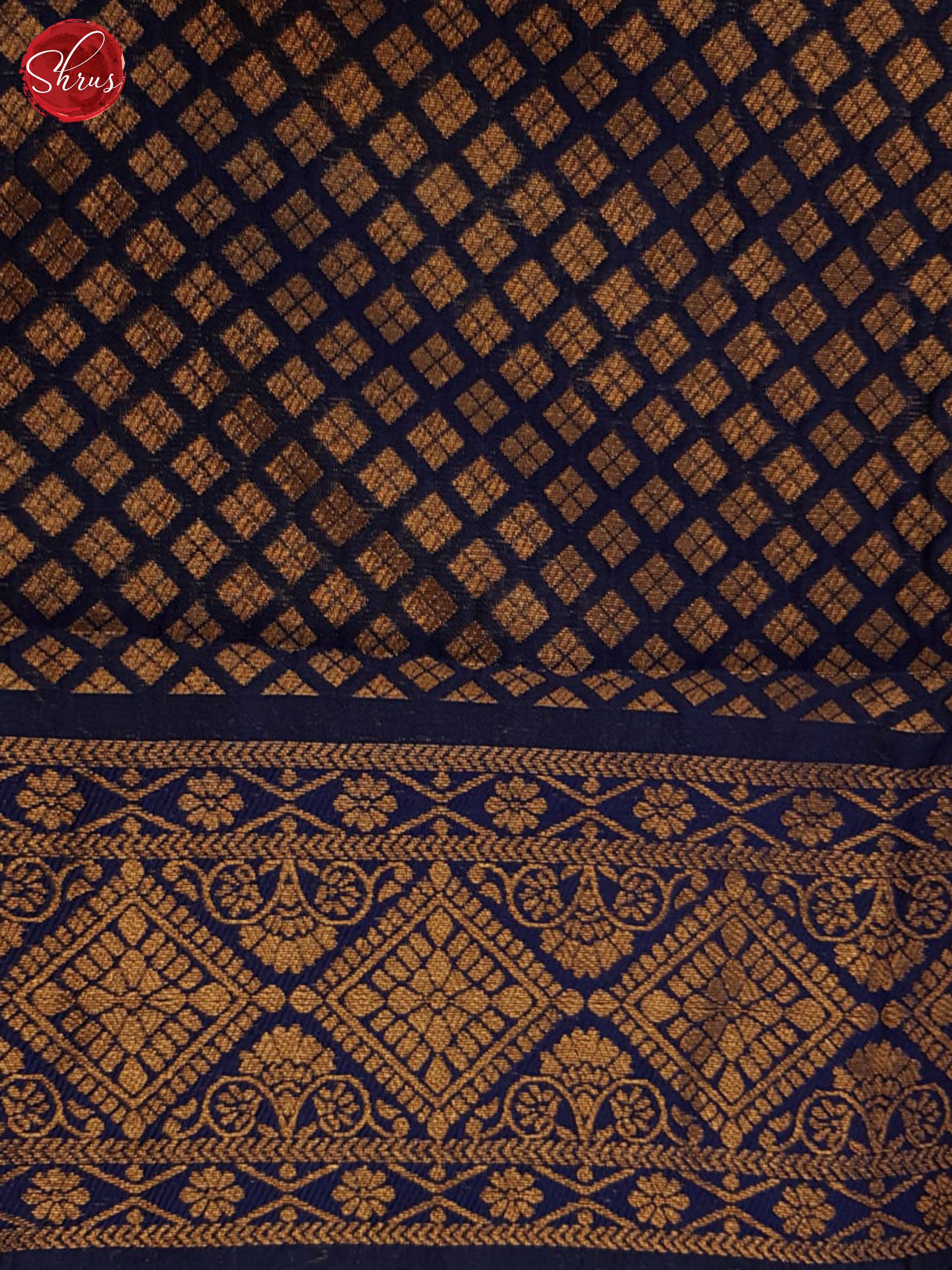 Grey And Blue-Semi Soft Silk Saree - Shop on ShrusEternity.com