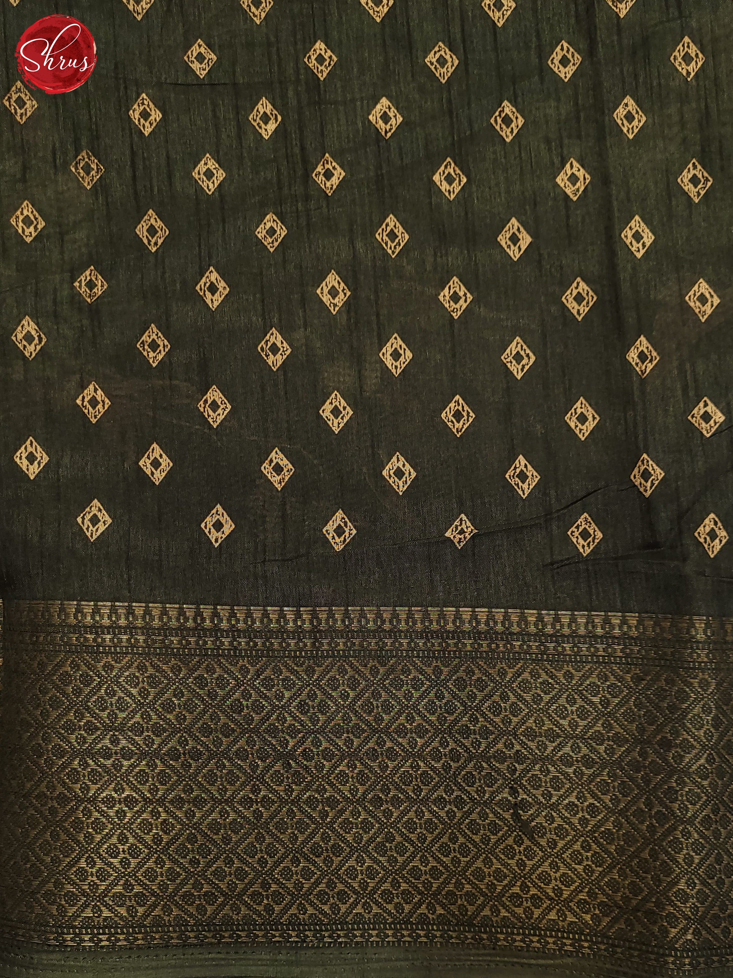 Green(Single Tone) - Semi Crepe Saree - Shop on ShrusEternity.com