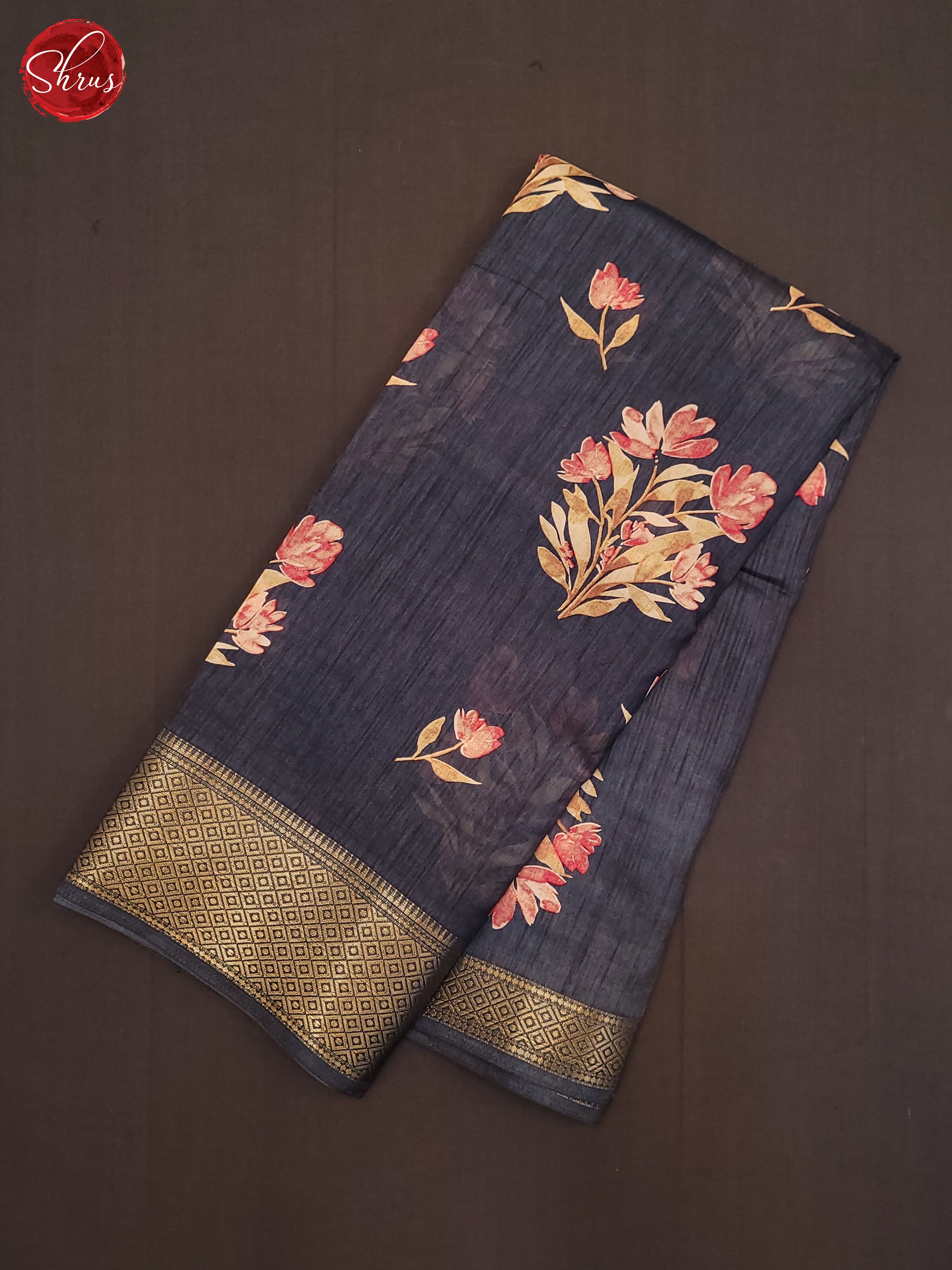 Grey(Single Tone) - Semi Crepe Saree - Shop on ShrusEternity.com