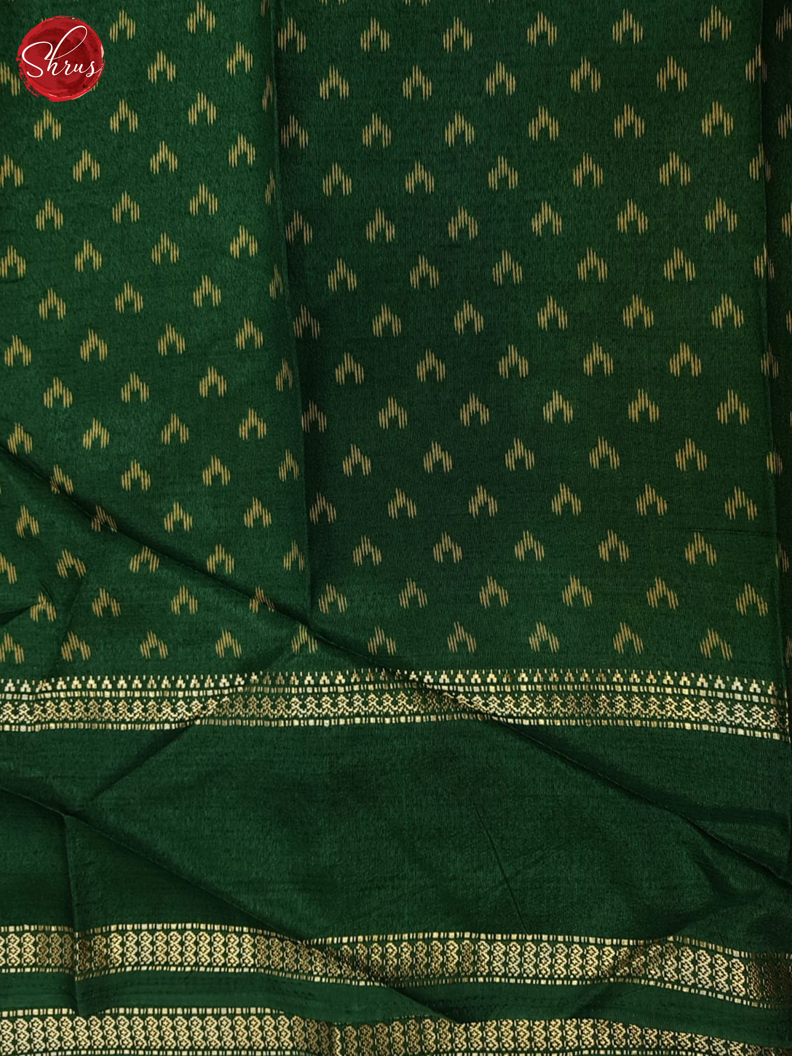 Green(single tone)-Semi Crepe Saree - Shop on ShrusEternity.com