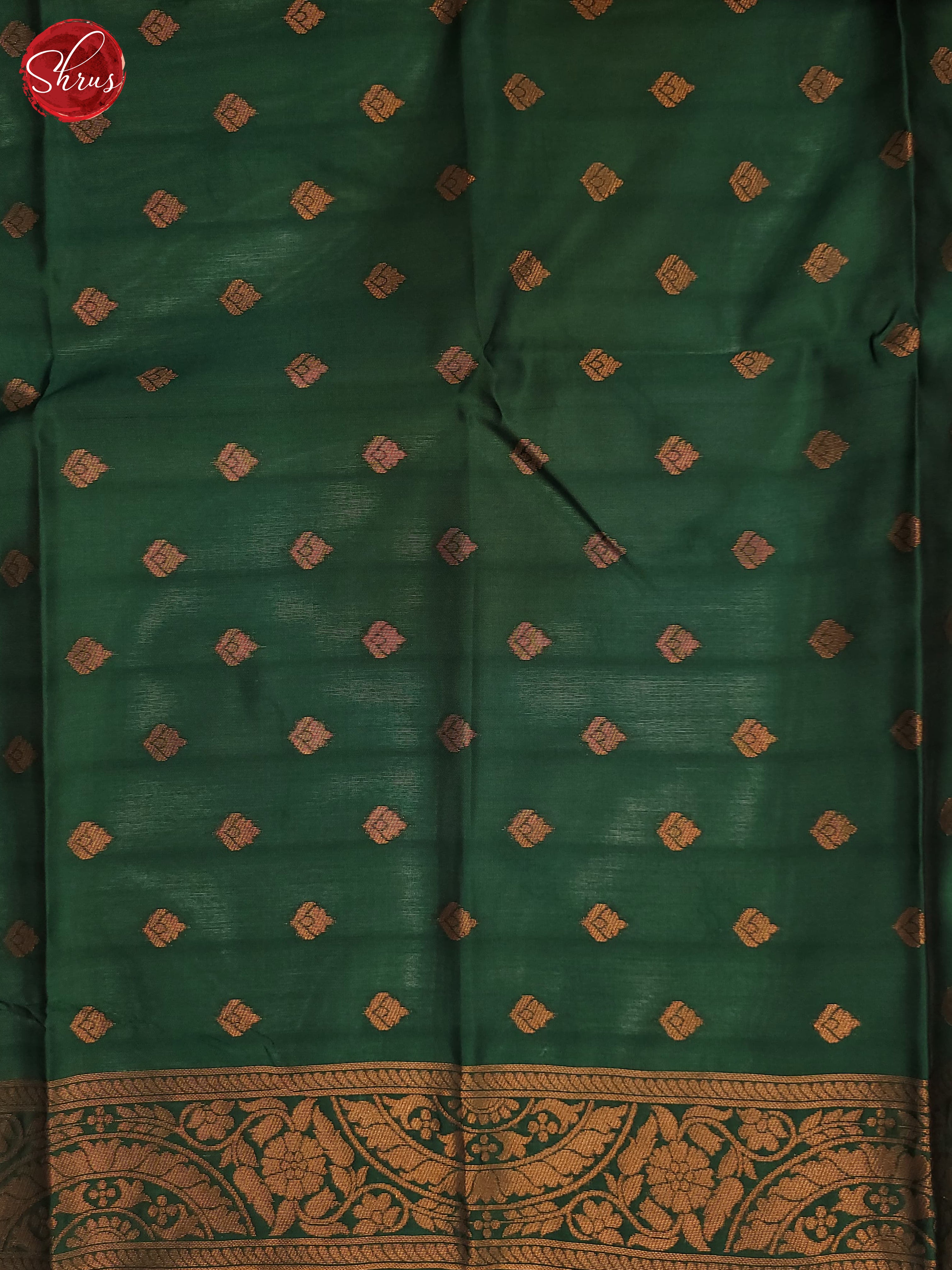 Mustard & Green - Semi Soft Silk Saree - Shop on ShrusEternity.com