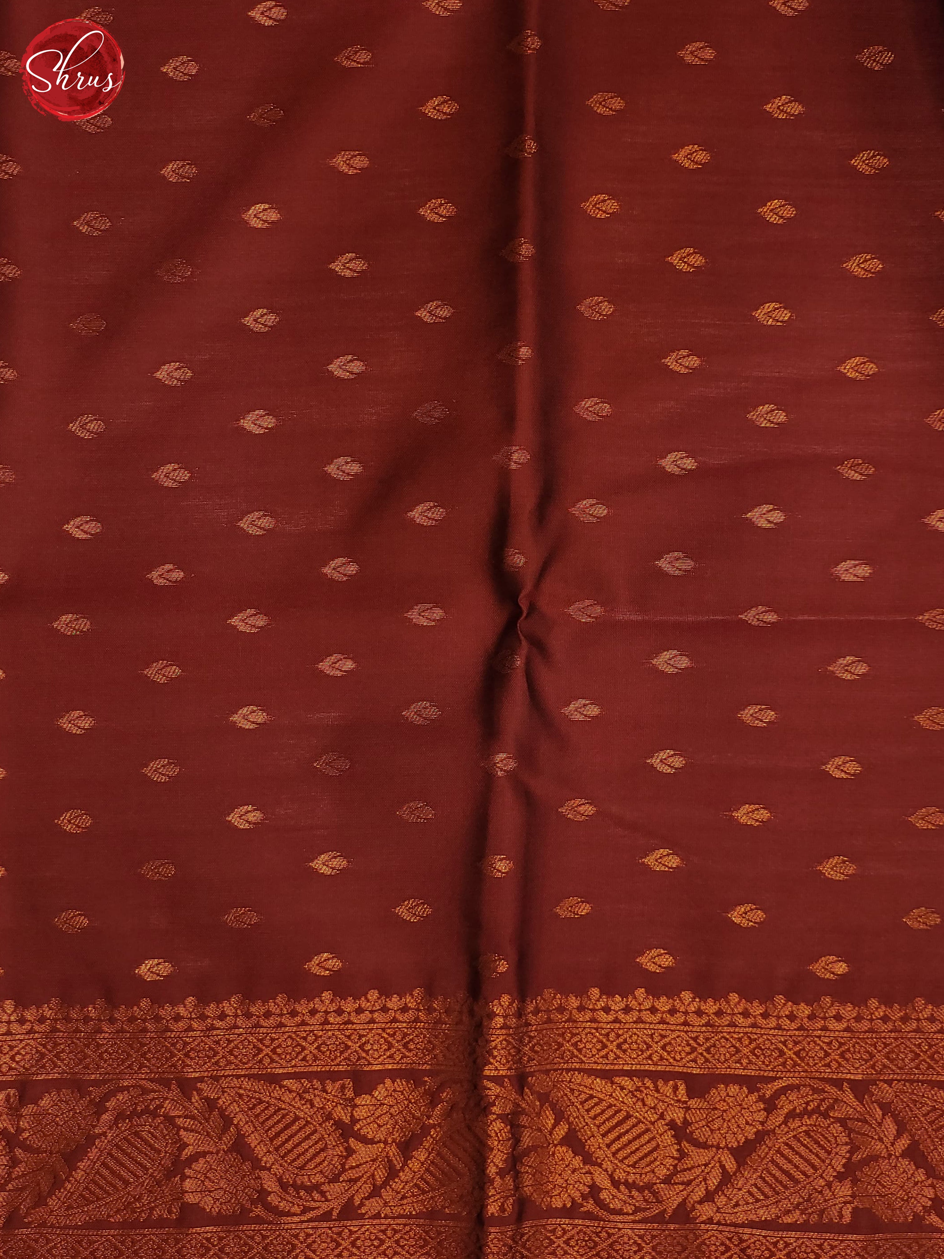 Navy Blue & Maroon - Semi Soft Silk Saree - Shop on ShrusEternity.com