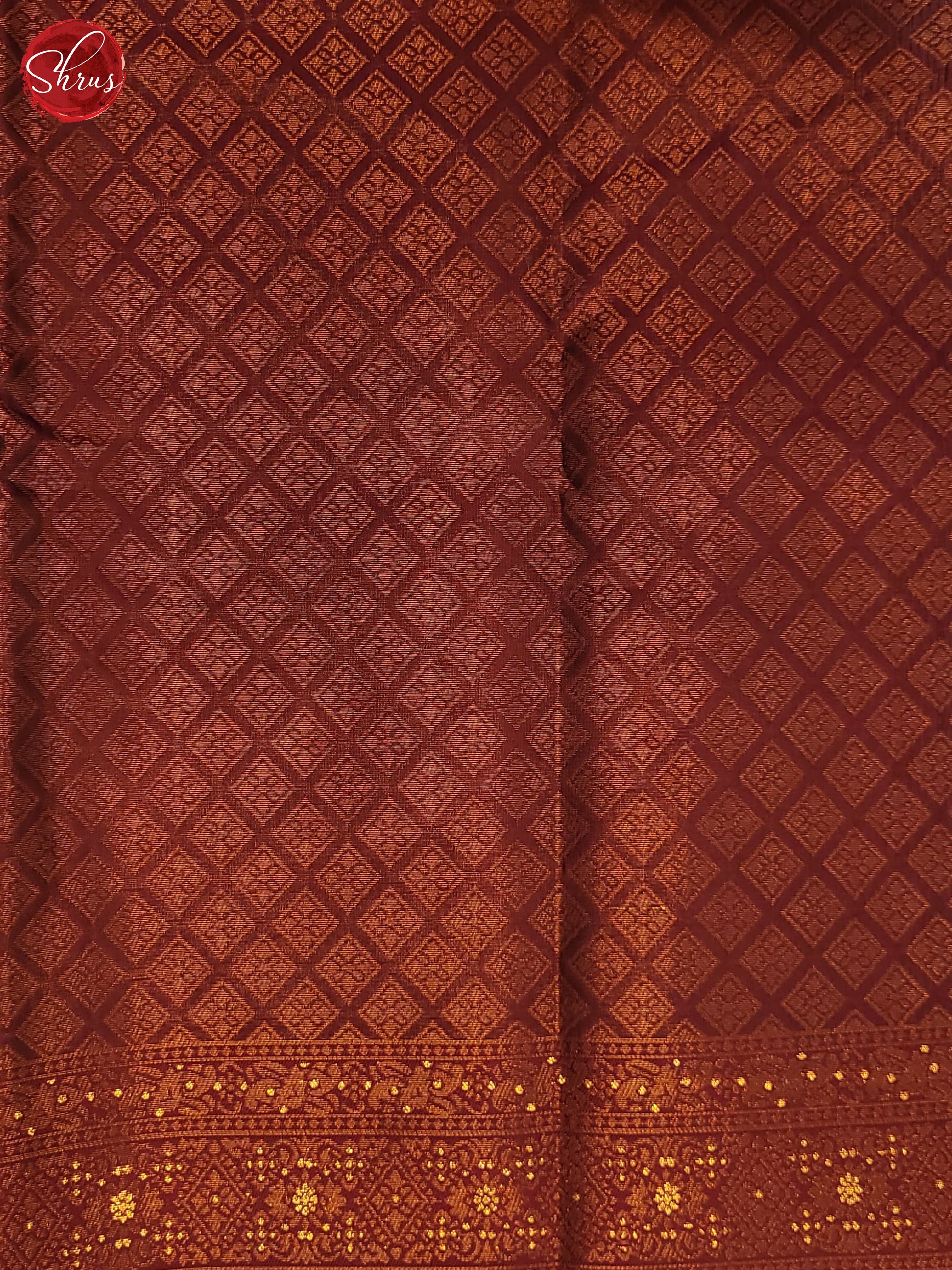 Blue & Maroon - Semi Softsilk Saree - Shop on ShrusEternity.com