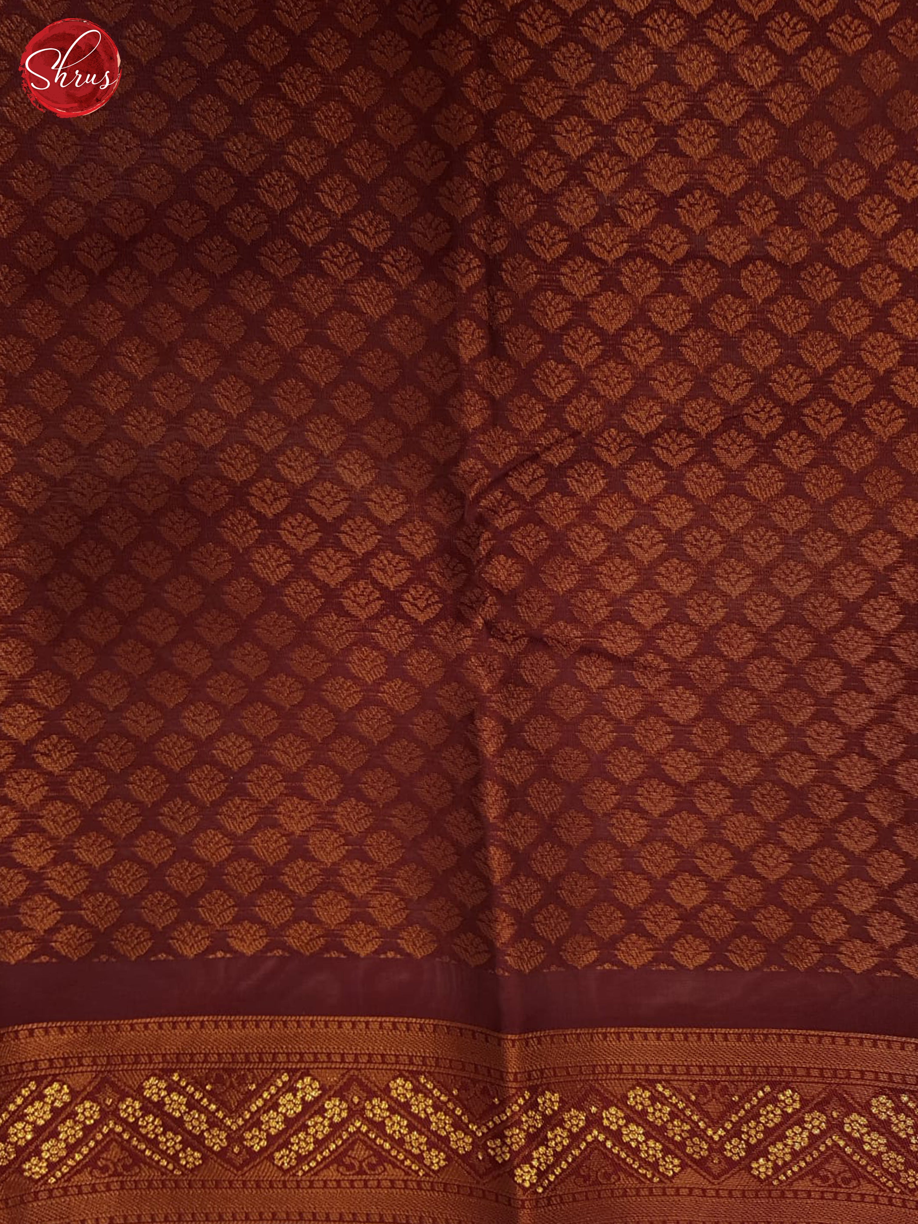 Blue & Arakku Maroon - Semi Soft silk Saree - Shop on ShrusEternity.com