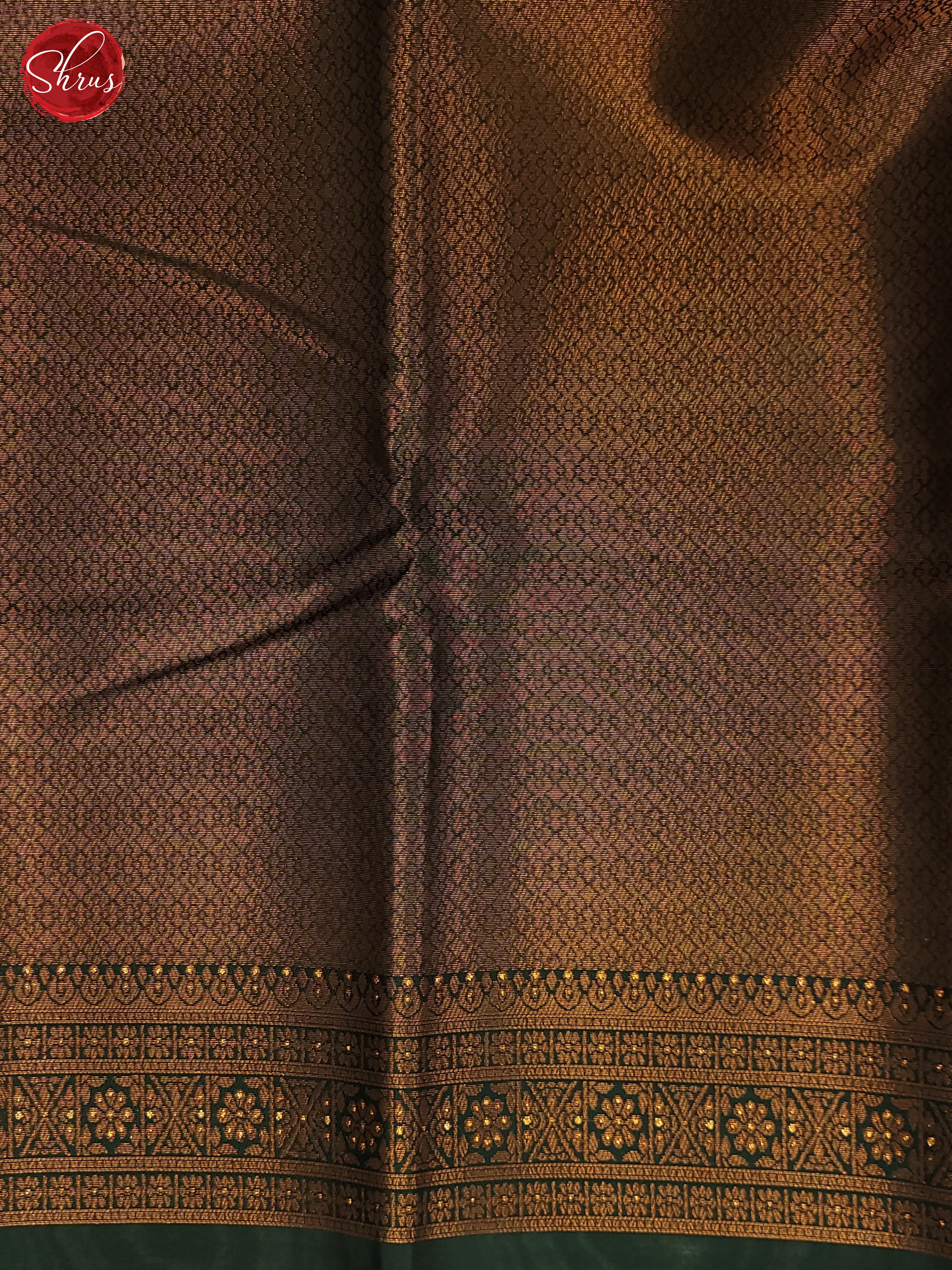 Wine & Green - Semi Softsilk Saree - Shop on ShrusEternity.com