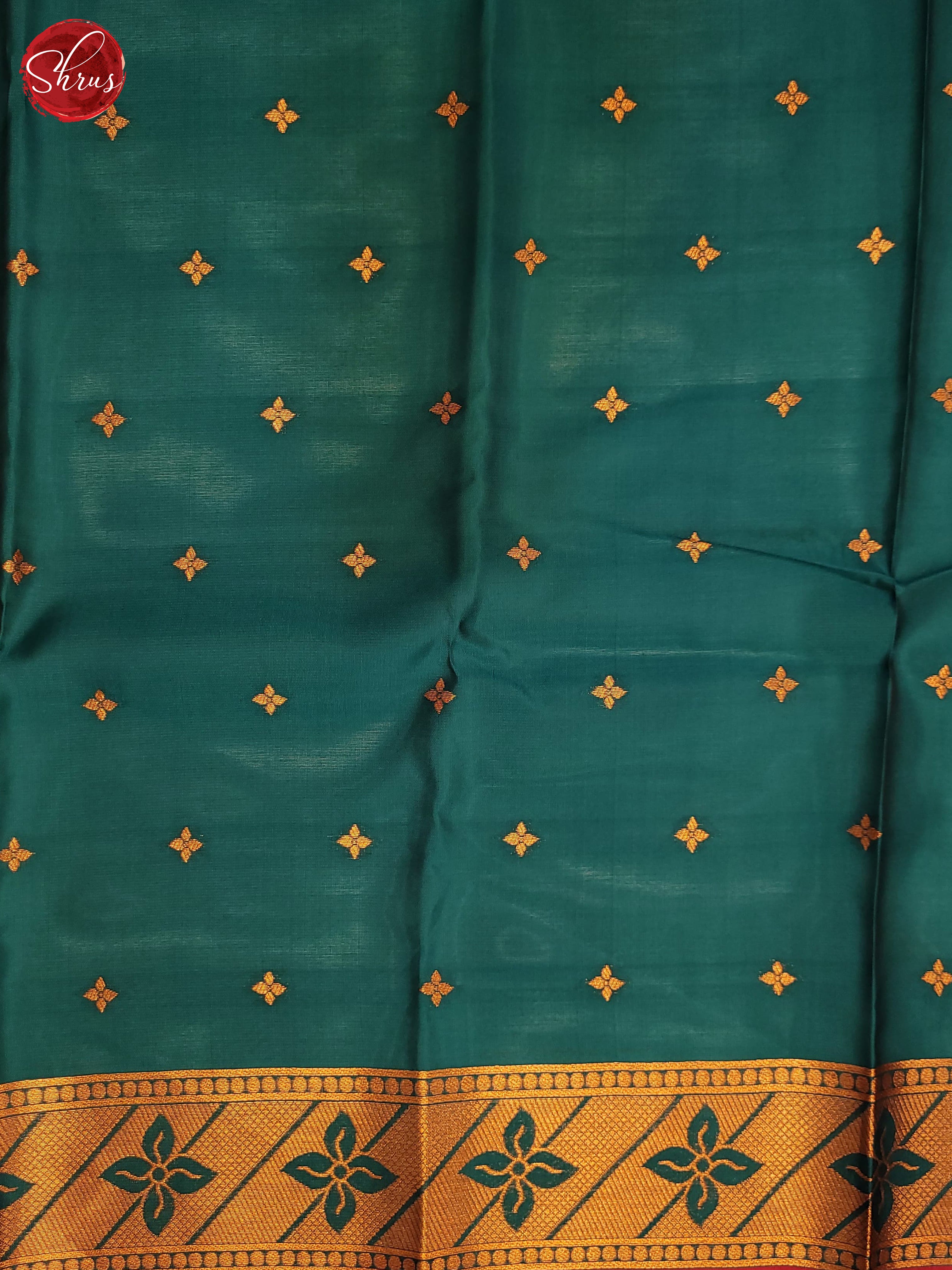 Majenta Pink & Green - Semi Softsilk Saree - Shop on ShrusEternity.com
