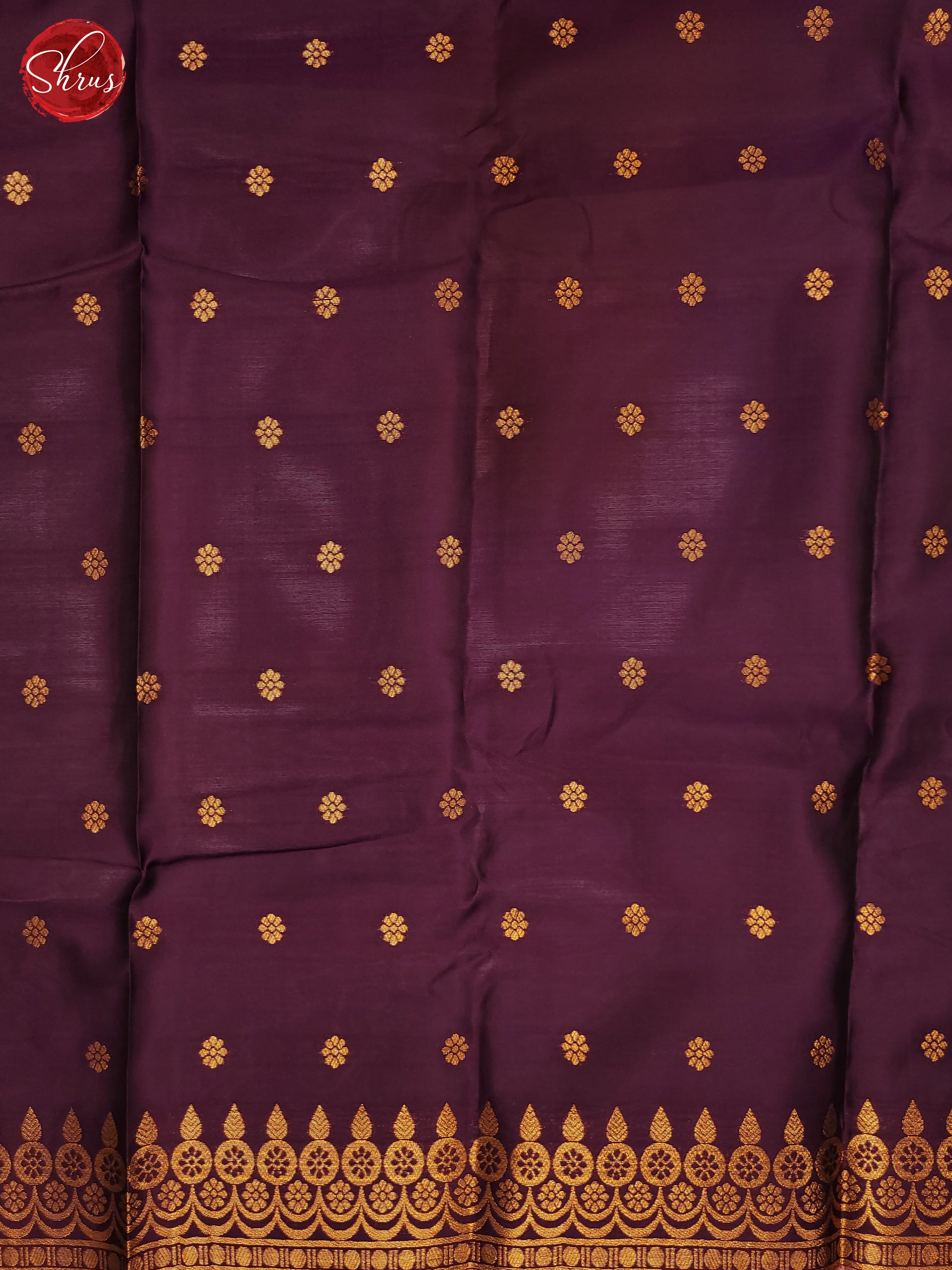 Dusty pink & Wine- Semi Soft Silk Saree - Shop on ShrusEternity.com