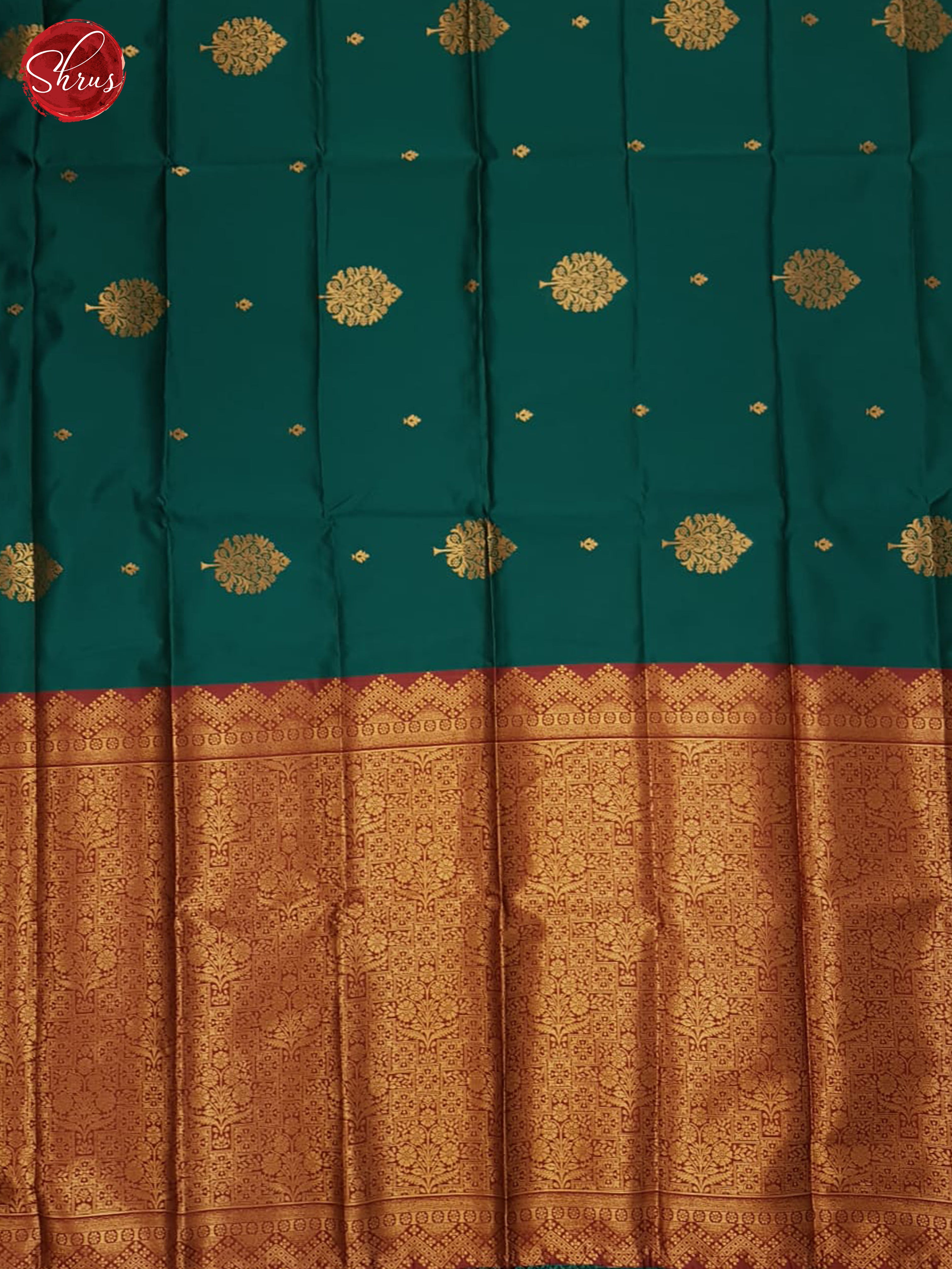 Green & Pink- Semi Soft silk Saree - Shop on ShrusEternity.com