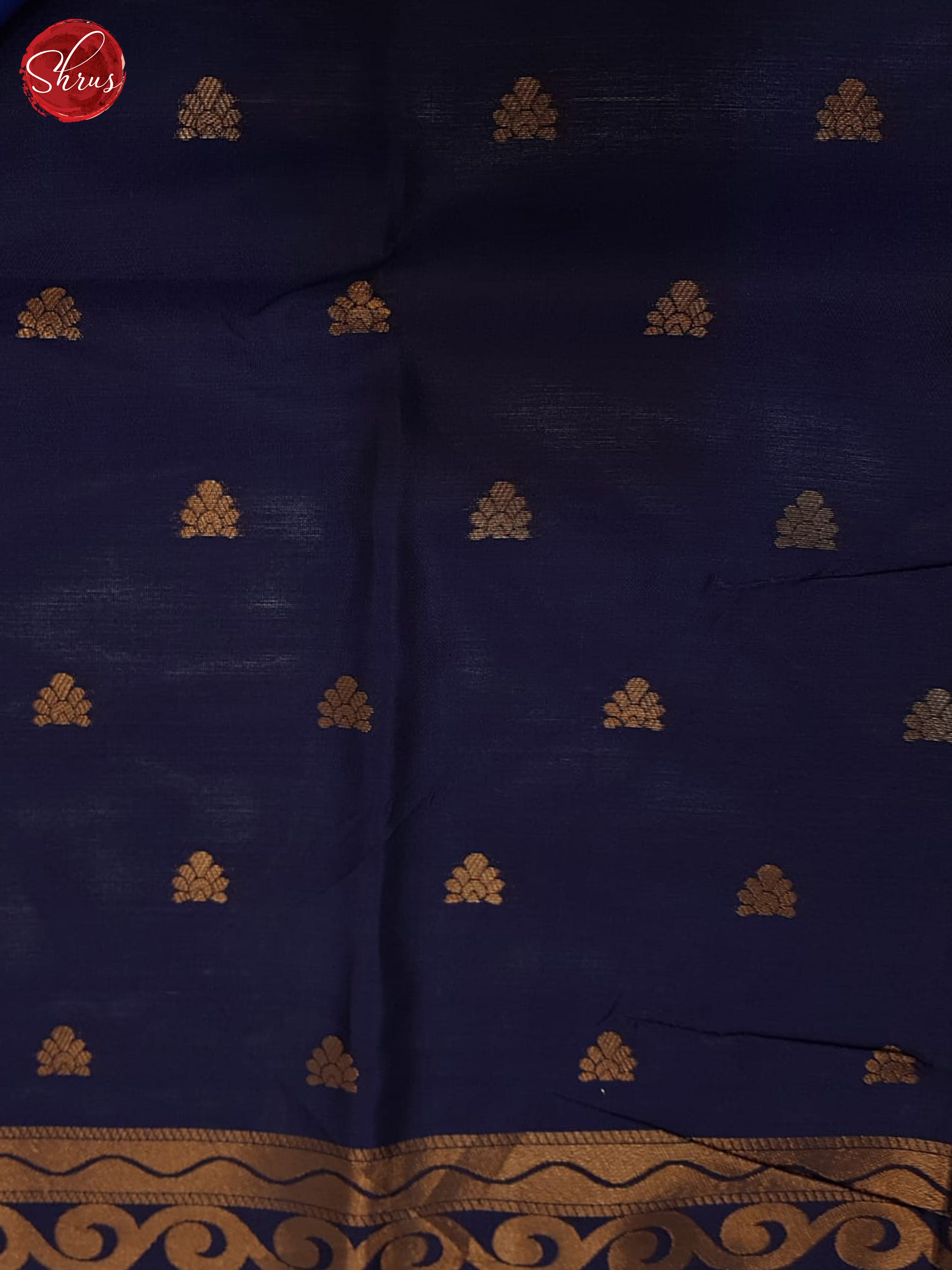 blue & NAvy Blue- Semi Soft Silk Saree - Shop on ShrusEternity.com