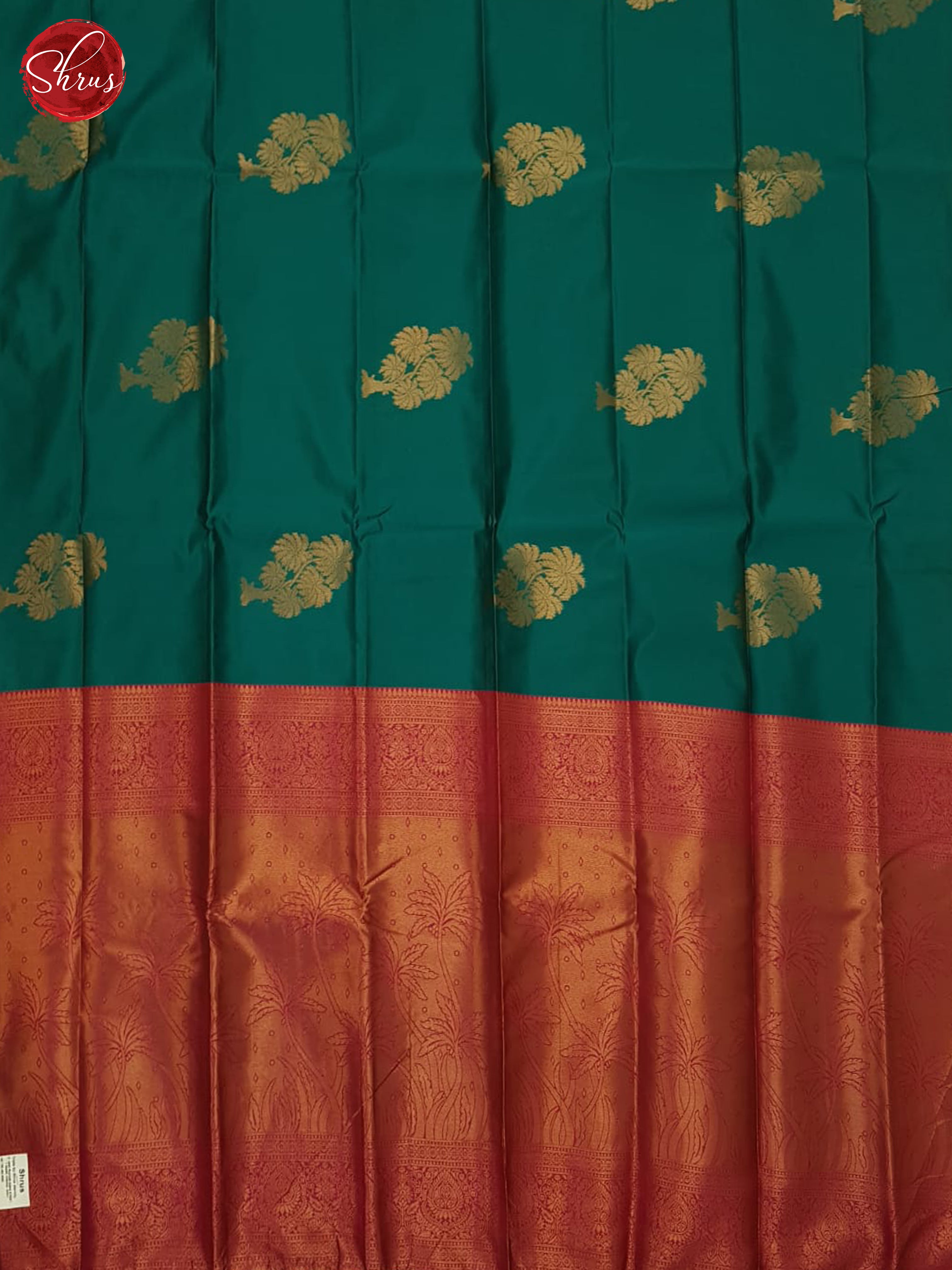 green and pink- Semi Soft Silk Saree - Shop on ShrusEternity.com