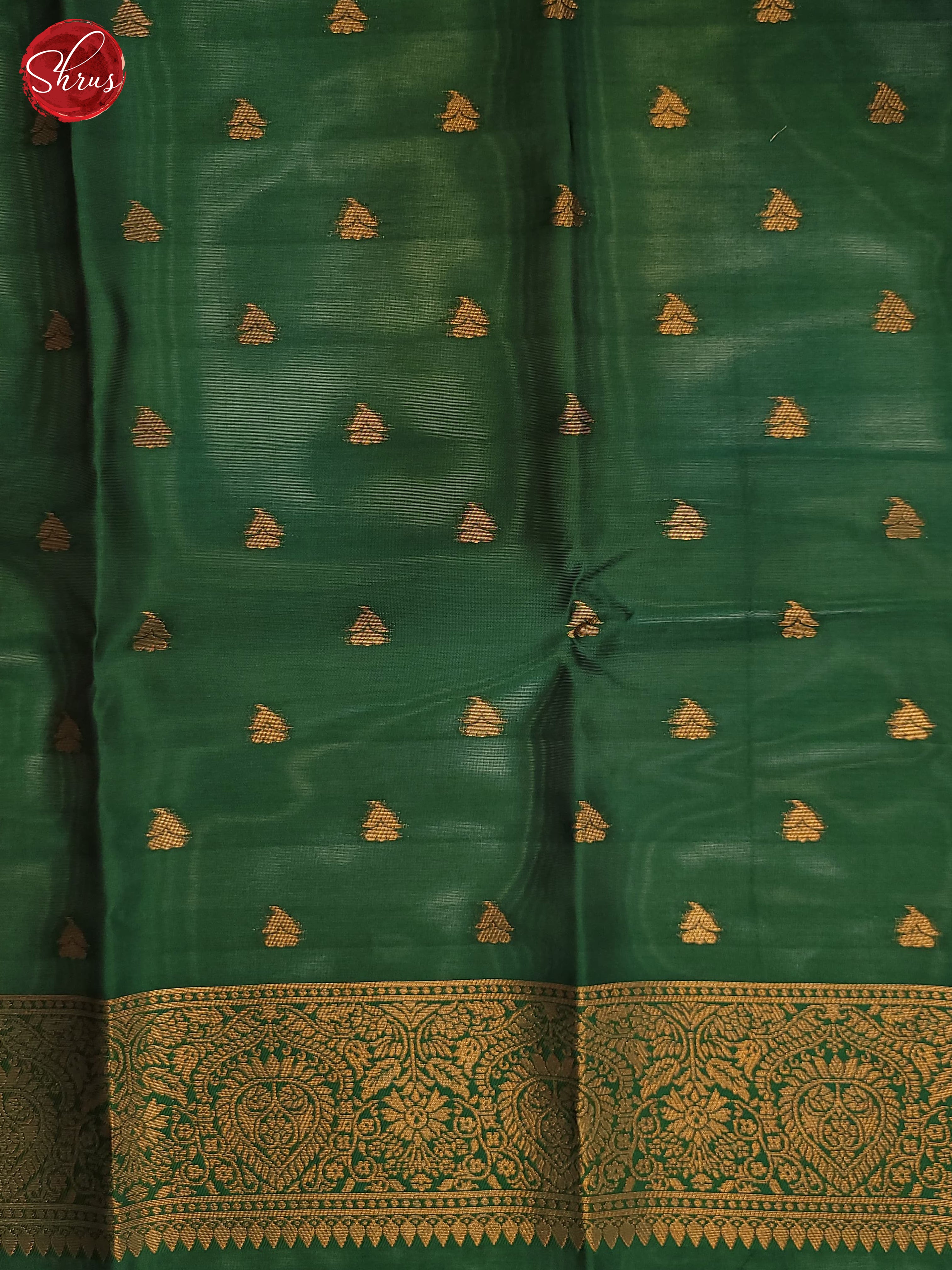 Elachi Green & Green - Semi Soft Silk Saree - Shop on ShrusEternity.com