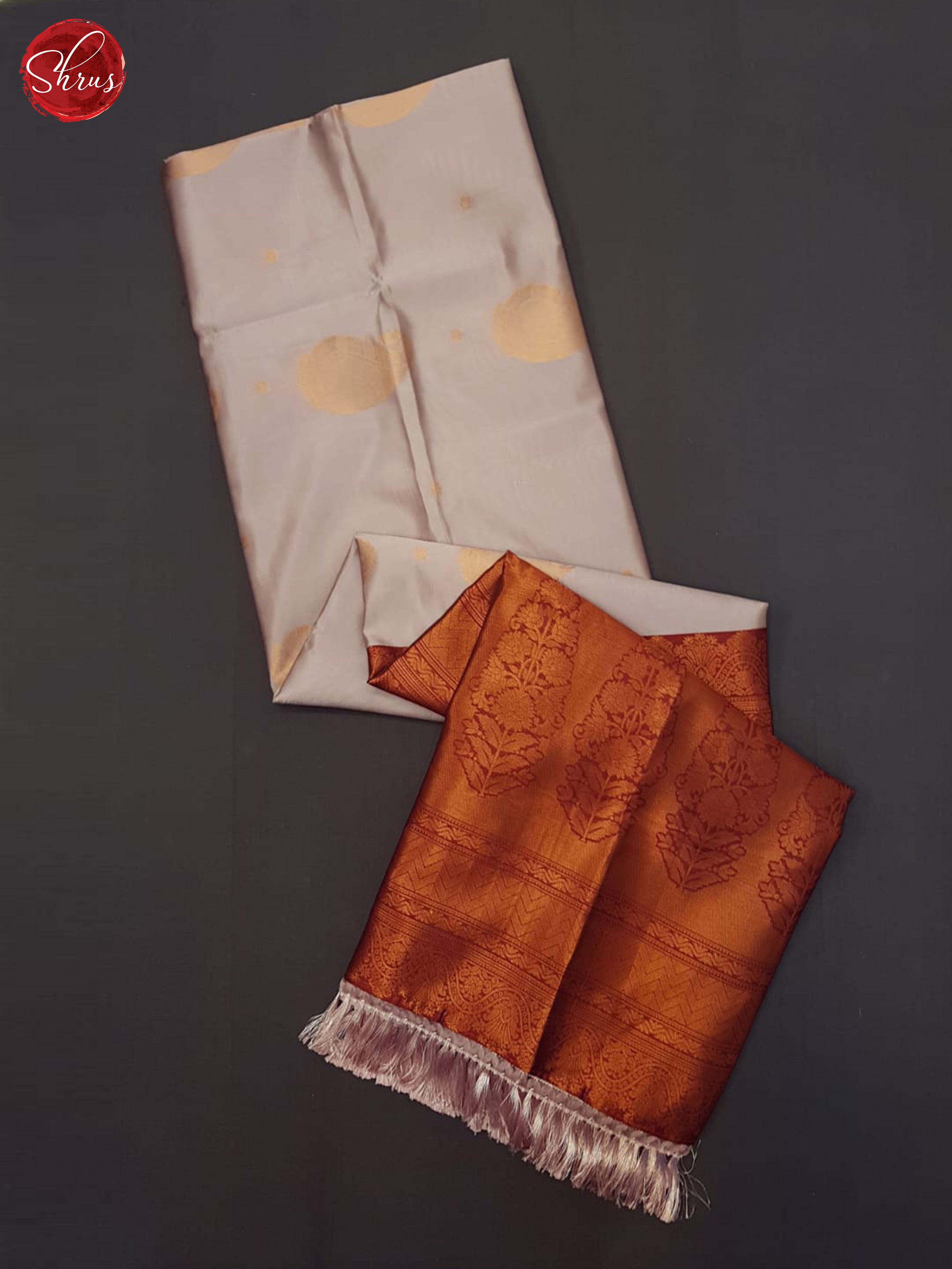 Mild Lavender & Maroon- Semi Softsilk Saree - Shop on ShrusEternity.com