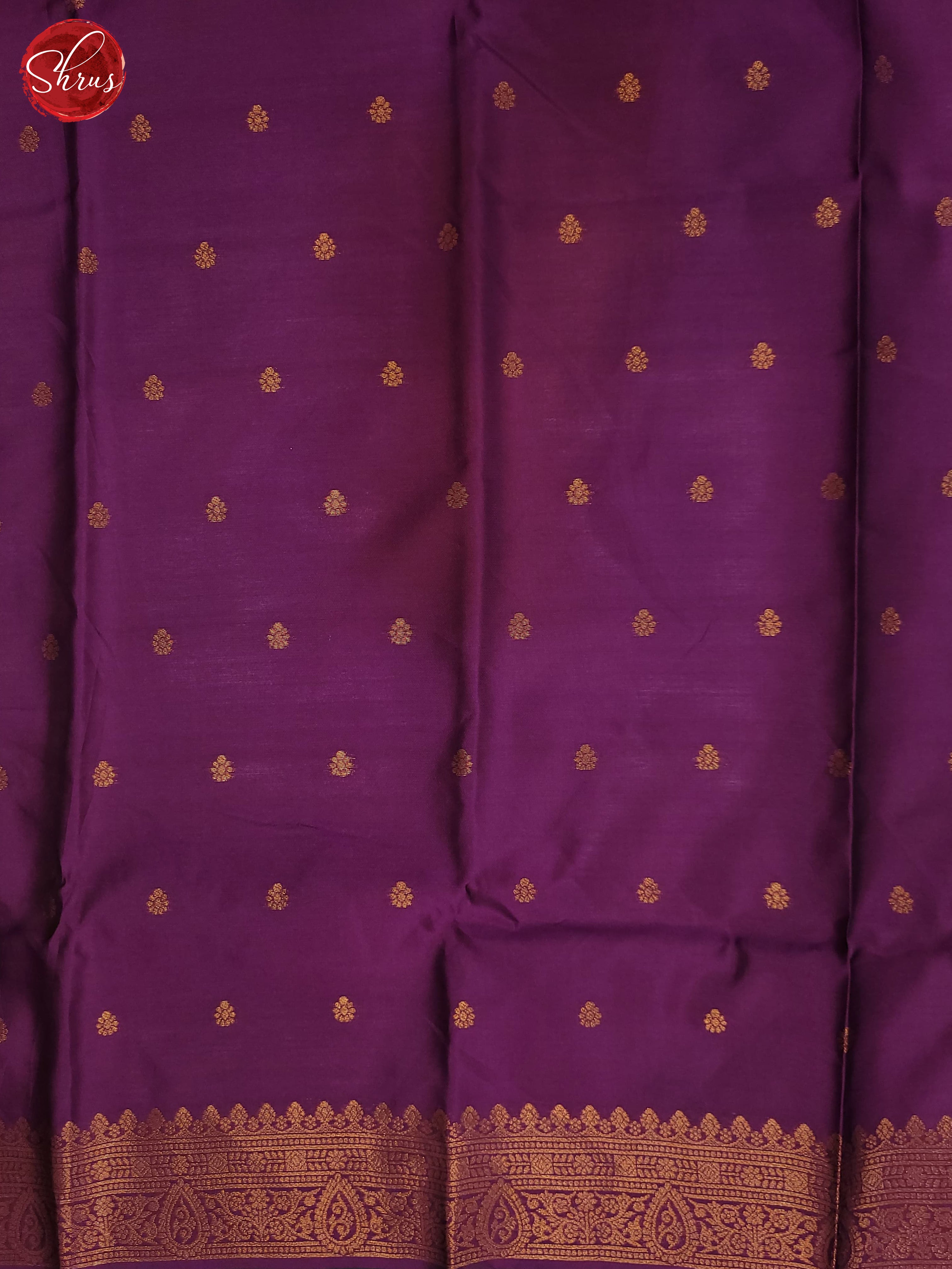 Bottle Green & Majenta - Semi Soft Silk Saree - Shop on ShrusEternity.com