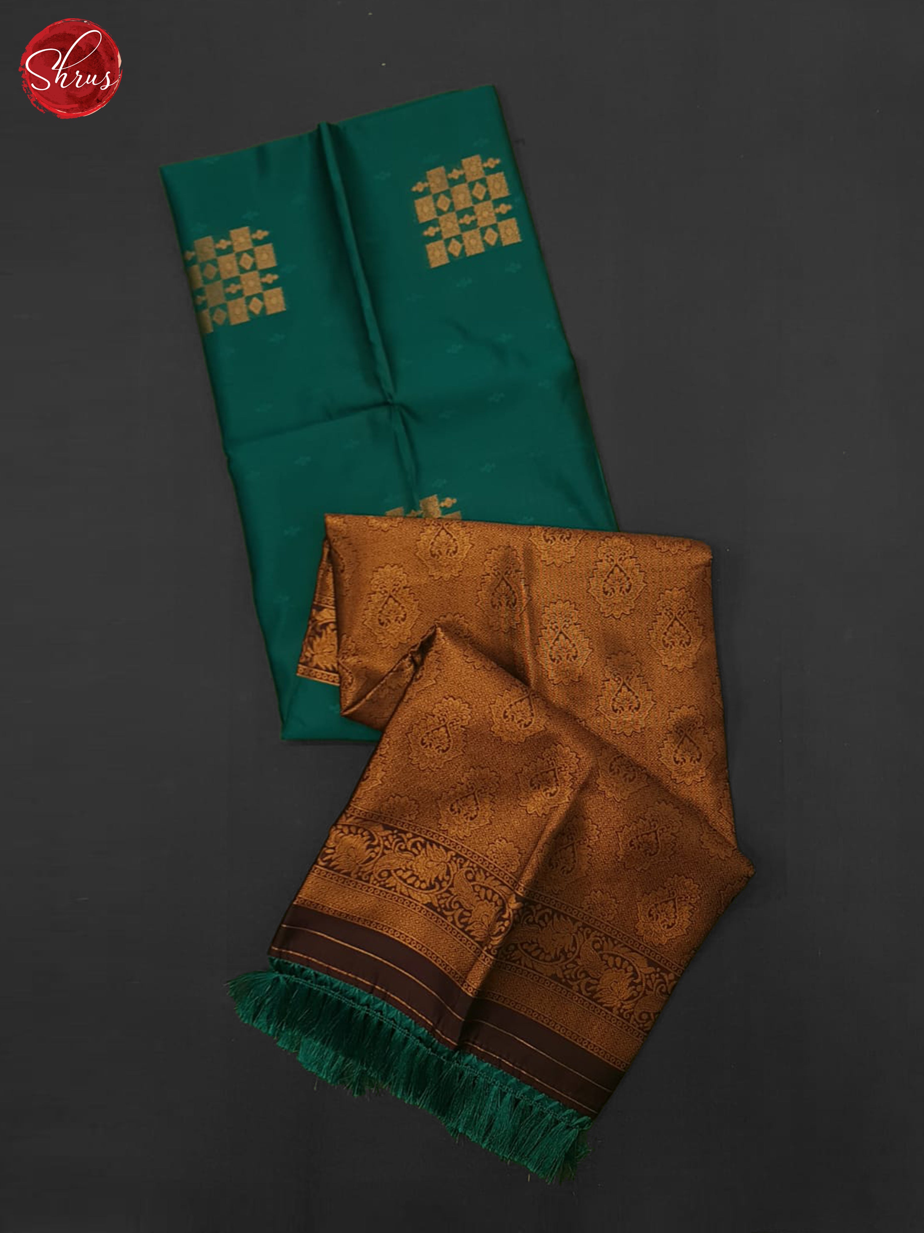 green and wine- Semi Soft Silk Saree - Shop on ShrusEternity.com