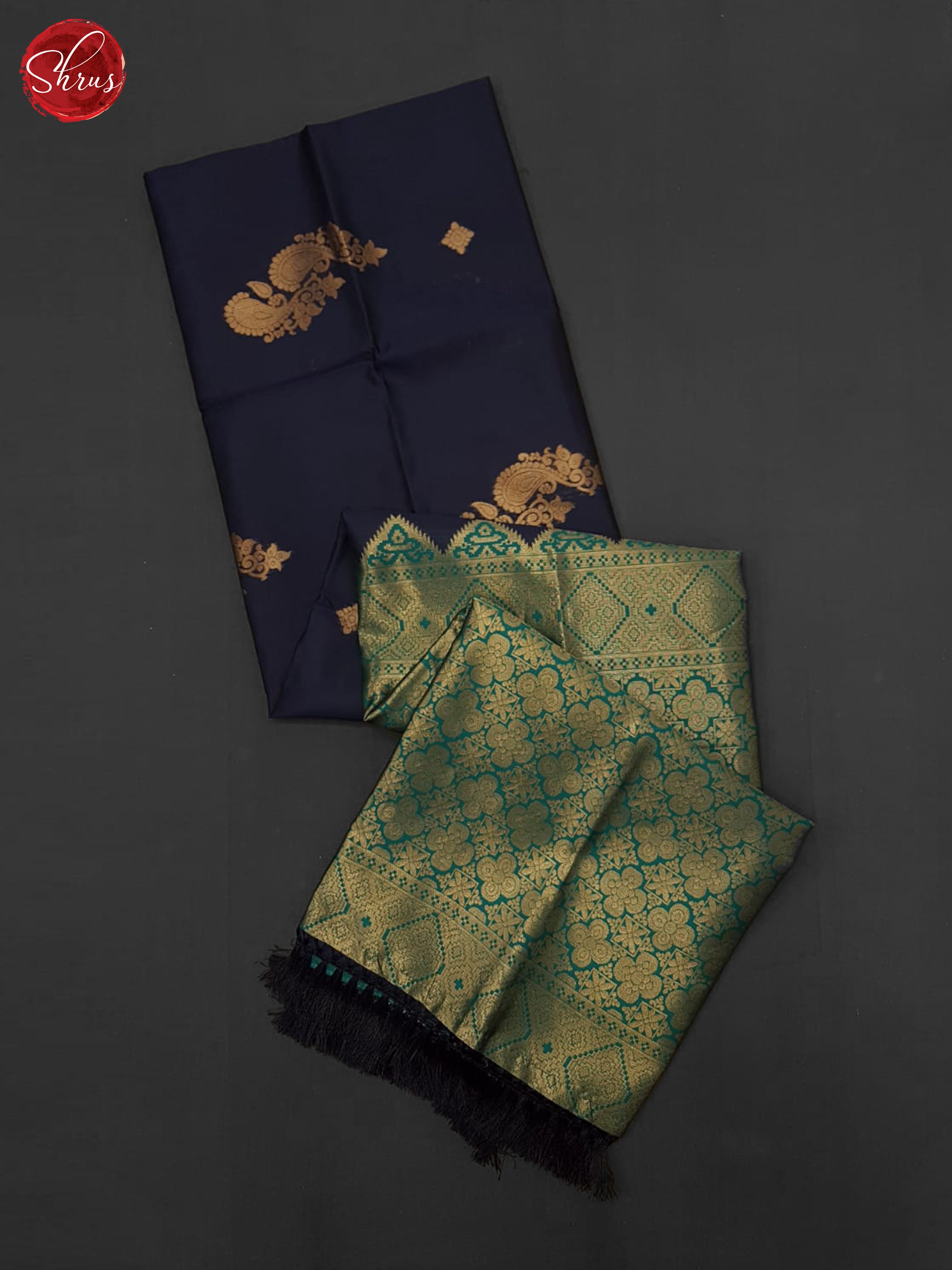 blue & Green -Semi Soft Silk Saree - Shop on ShrusEternity.com
