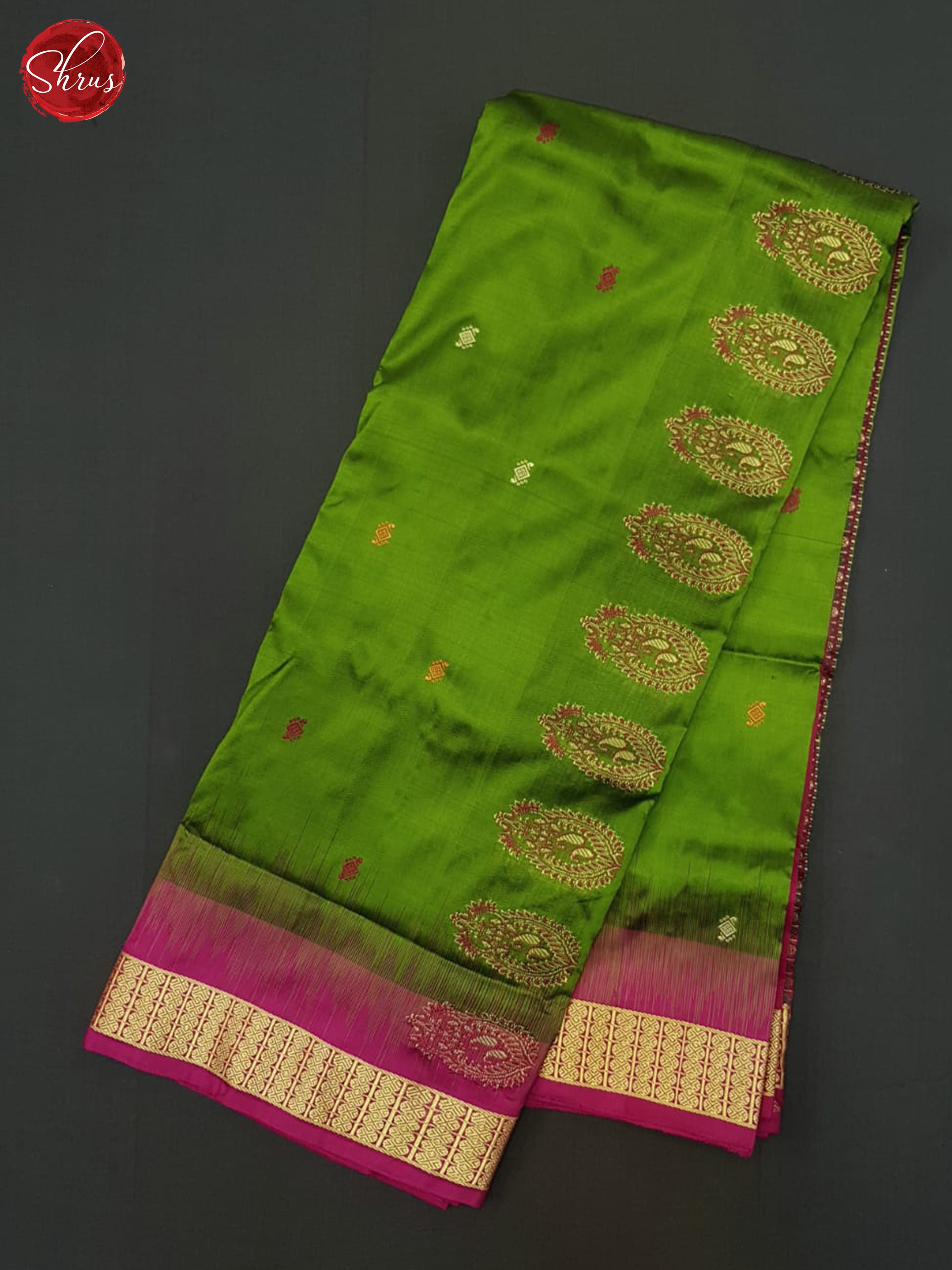 Elachi Green & Pink - odisha Sambalpuri Silk Saree - Shop on ShrusEternity.com