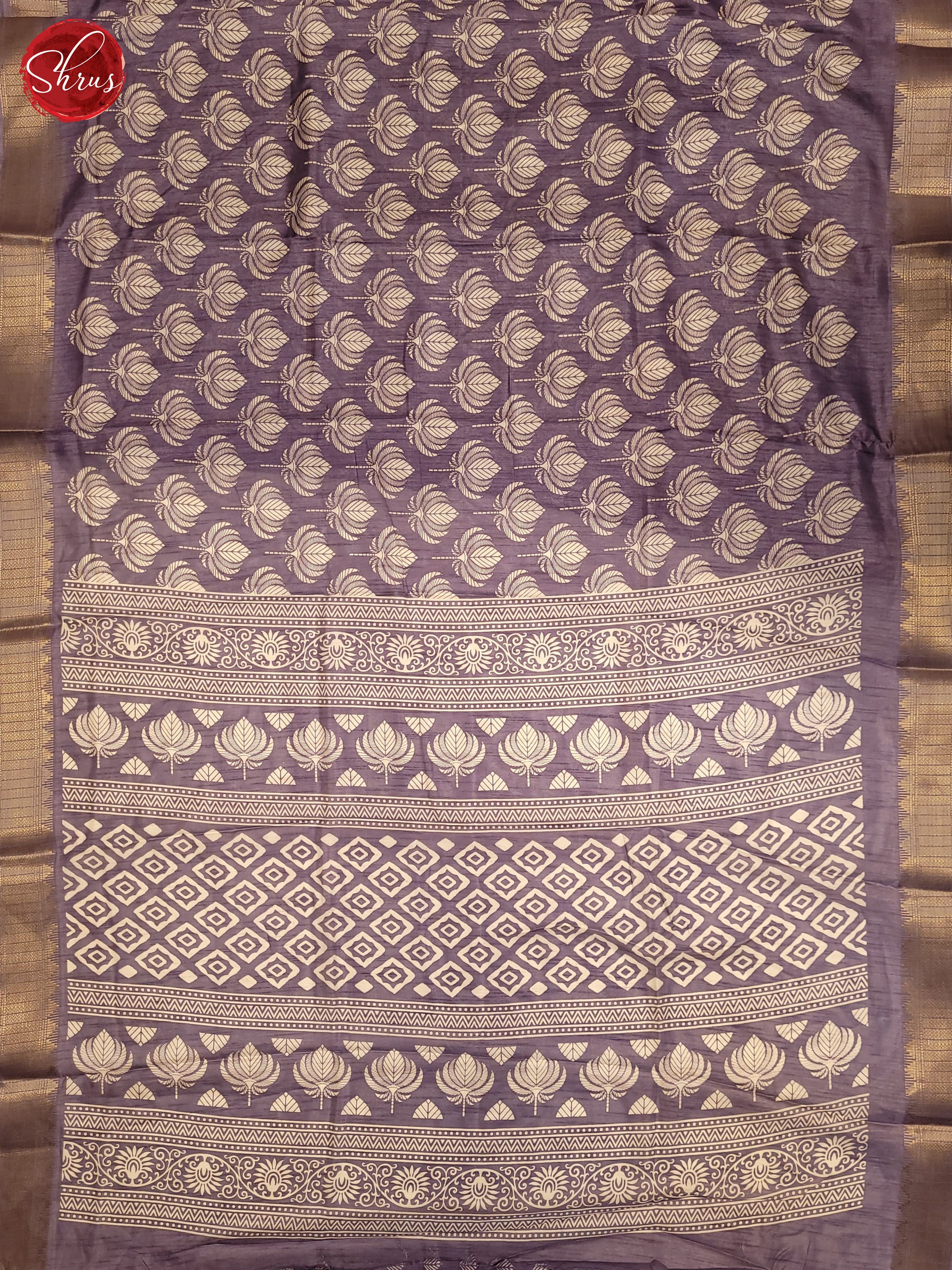 Mild lavender(SIngle Tone)- Semi Crepe Saree - Shop on ShrusEternity.com