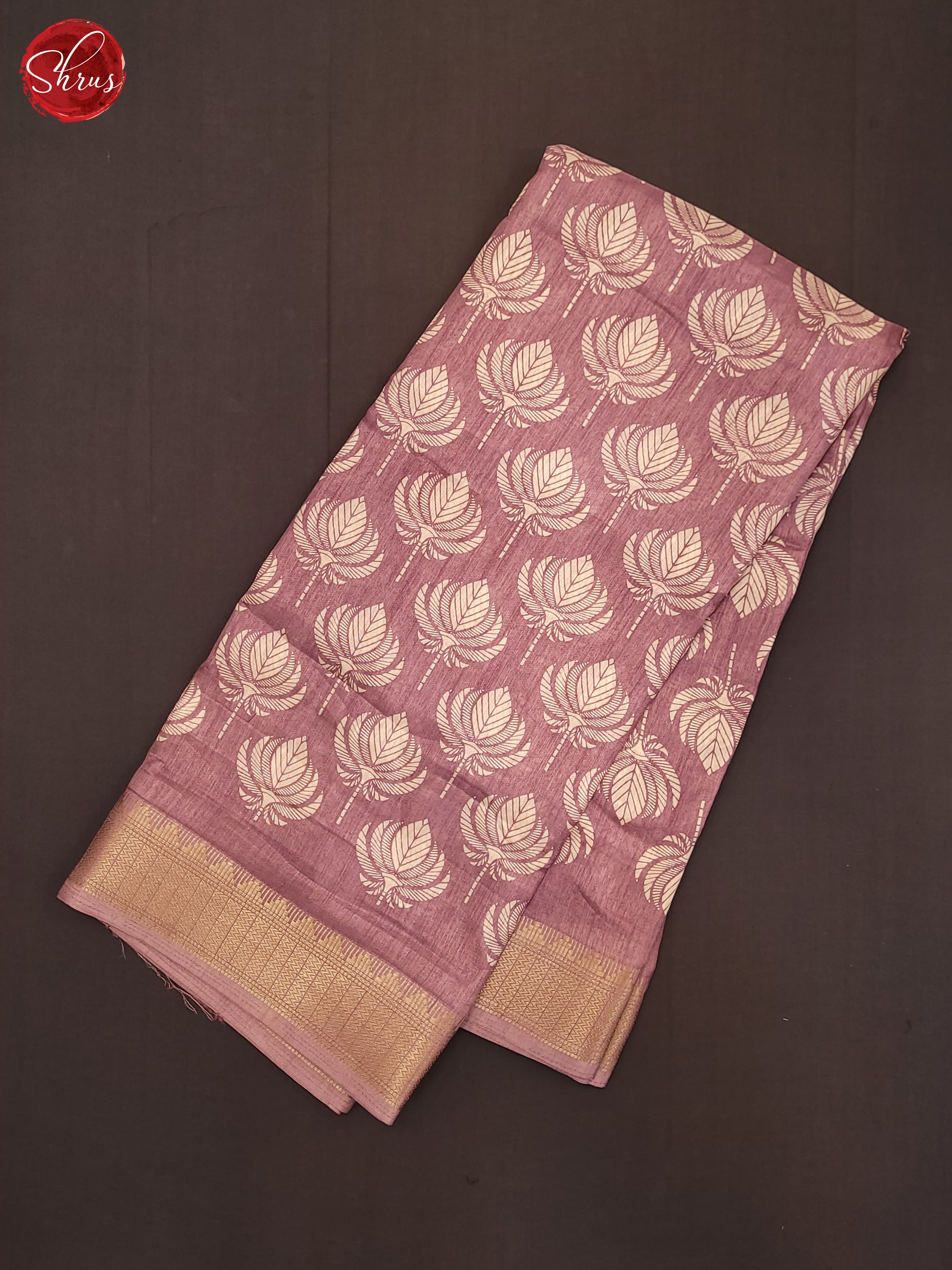Mild lavander(single Tone)- Semi Crepe Saree - Shop on ShrusEternity.com