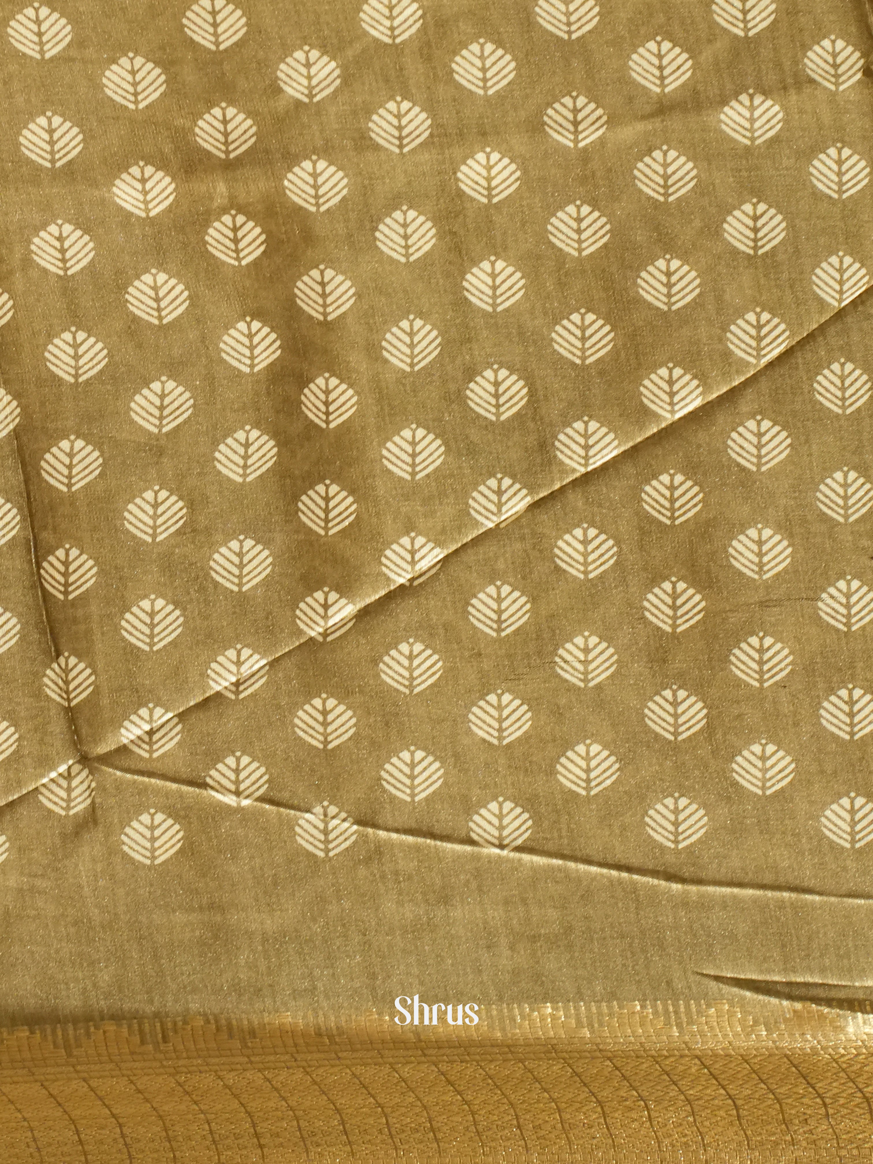 Grey (Single Tone)- Semi Crepe Saree - Shop on ShrusEternity.com