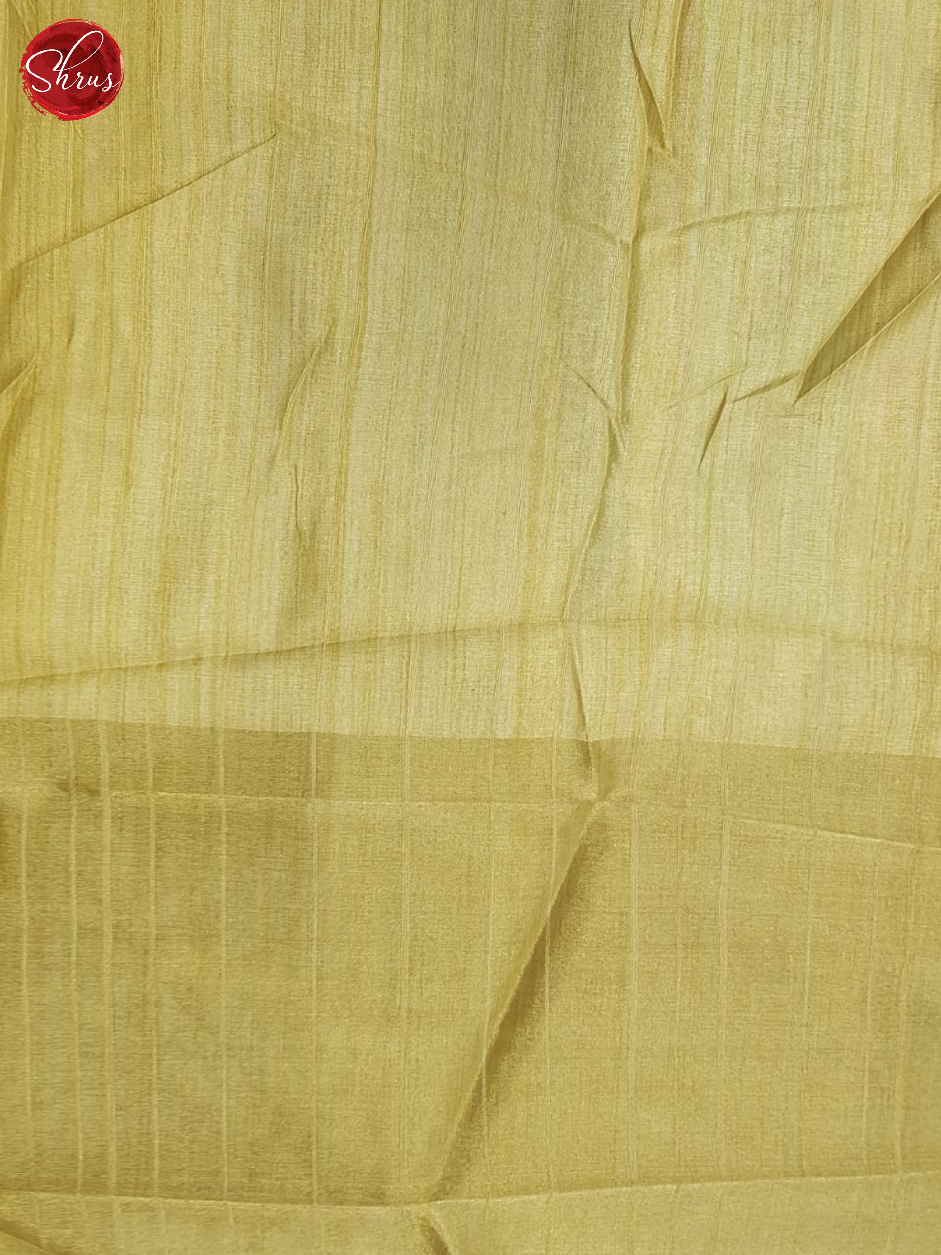 Blue And Beige- Semi Tussar saree - Shop on ShrusEternity.com