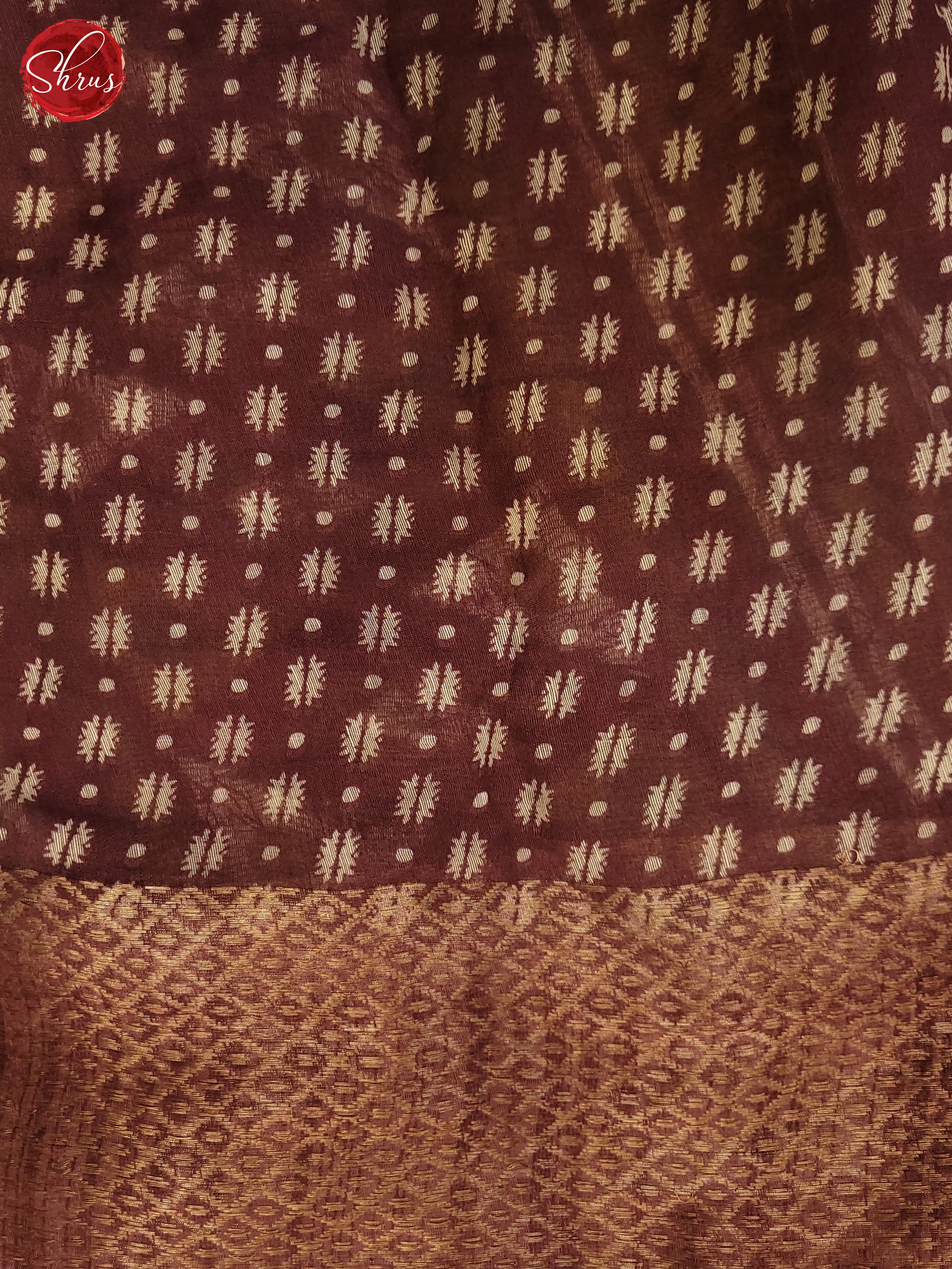 Onion Pink & Cream - Semi Gicha Saree - Shop on ShrusEternity.com