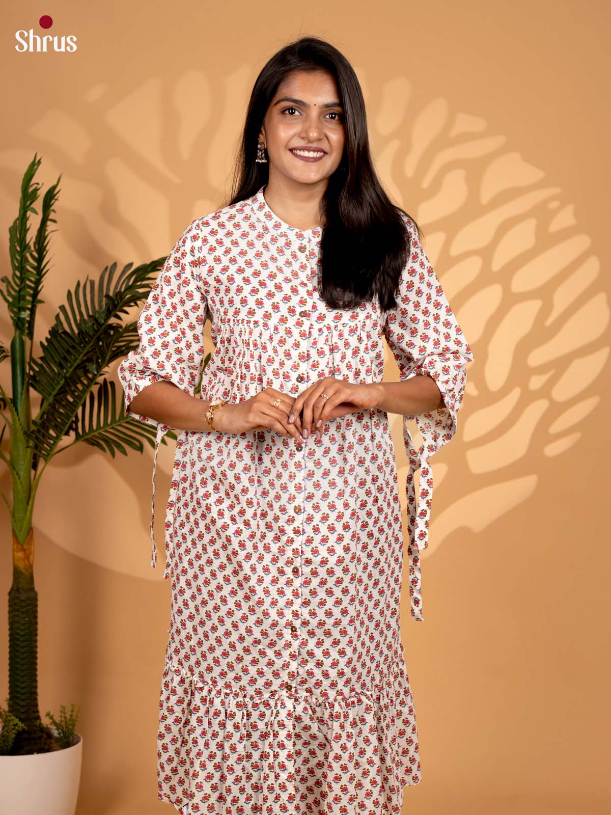 Cream - Readymade Suits - Shop on ShrusEternity.com