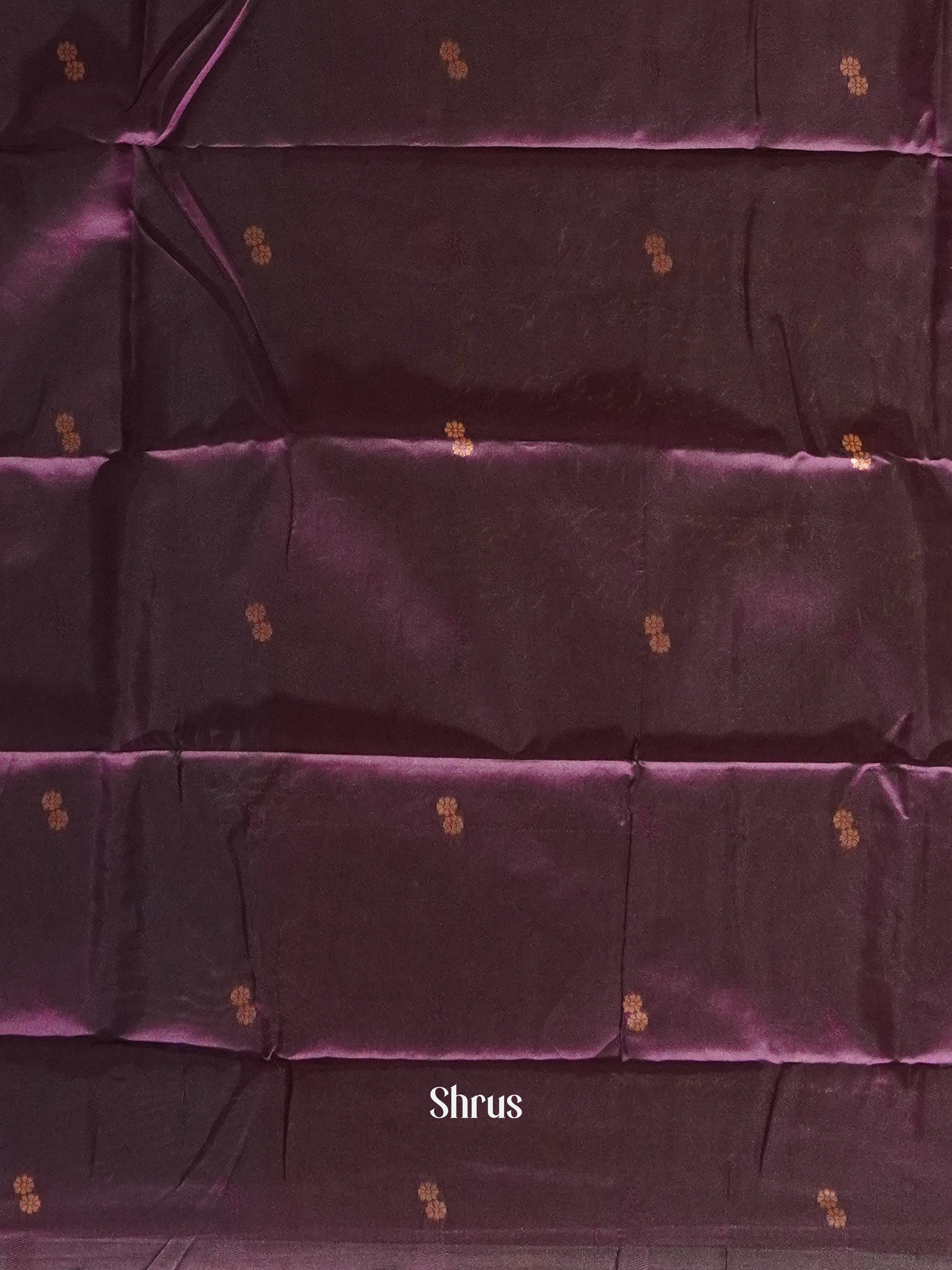 Blue and wine- Semi Soft Silk Saree - Shop on ShrusEternity.com